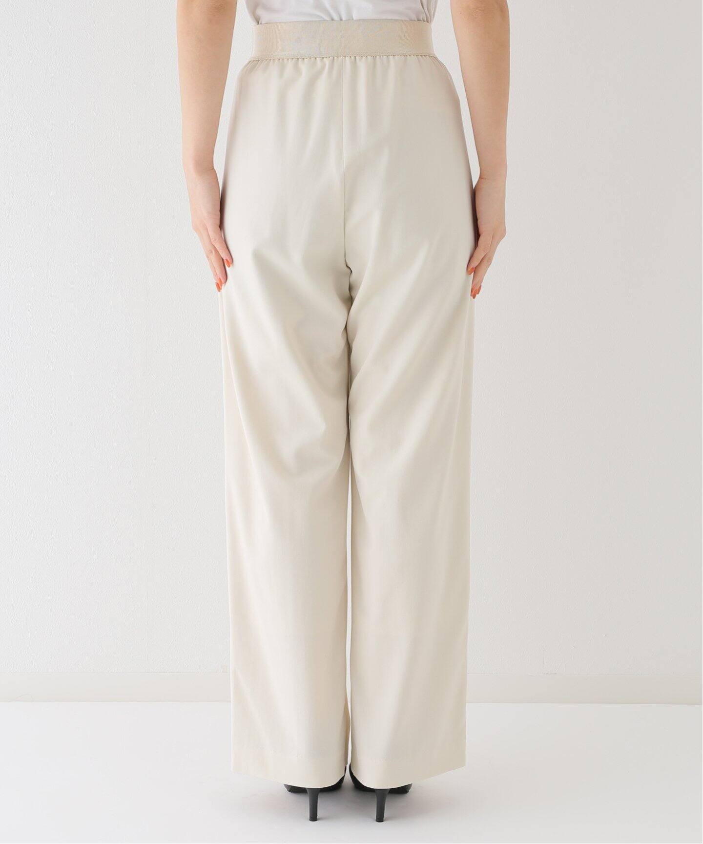 WOOL/VI タックパンツ WHT（その他パンツ）｜Deuxieme Classe  