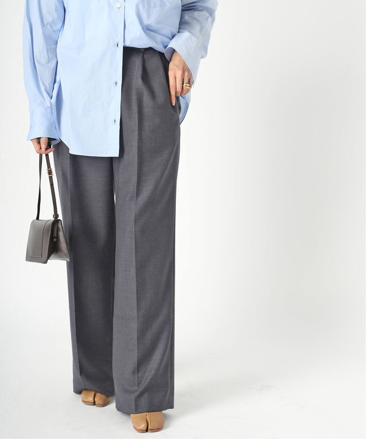 WOOL SERGE タックパンツ2（その他パンツ）｜Deuxieme Classe  