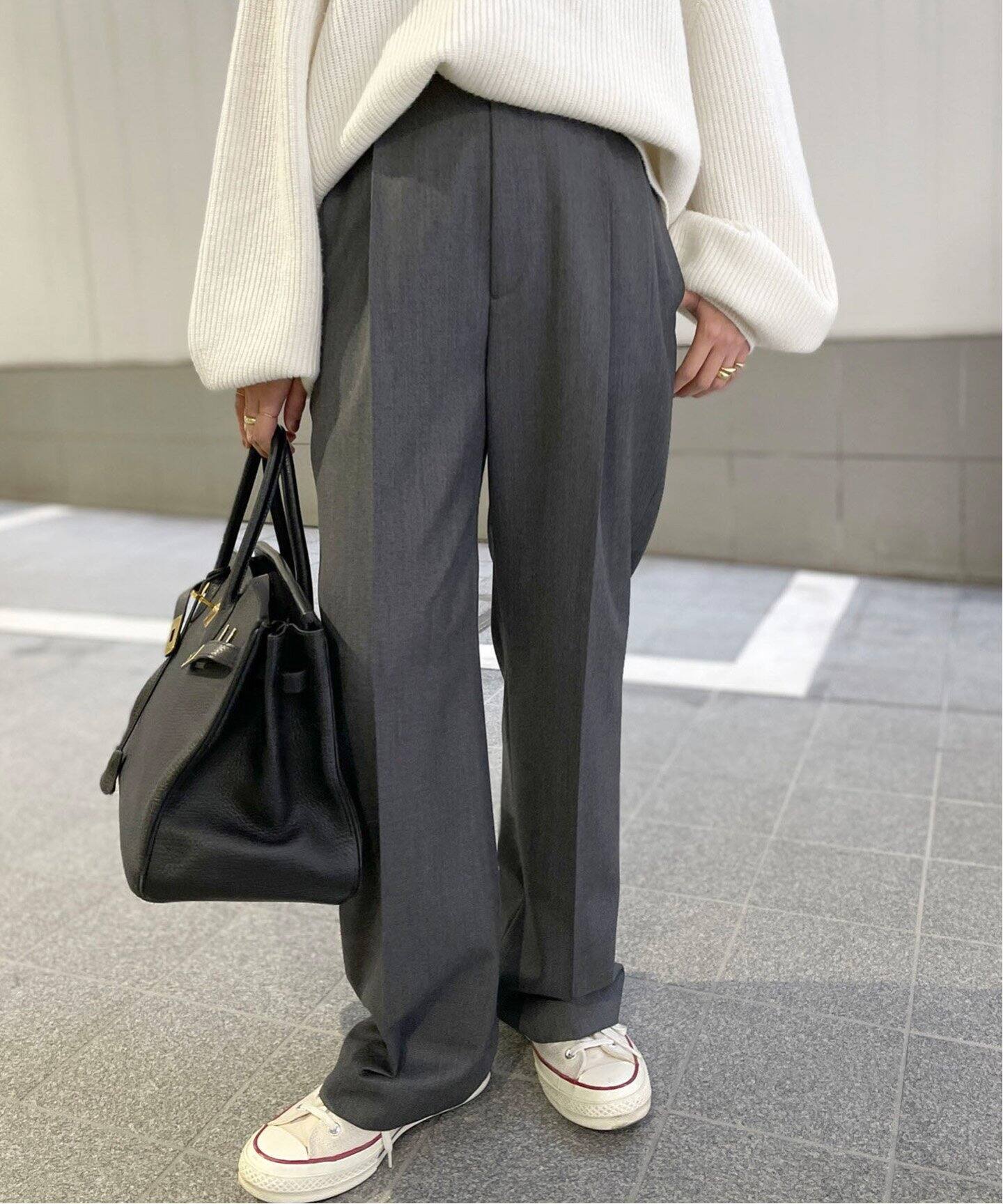 WOOL SERGE タックパンツ2（その他パンツ）｜Deuxieme Classe 