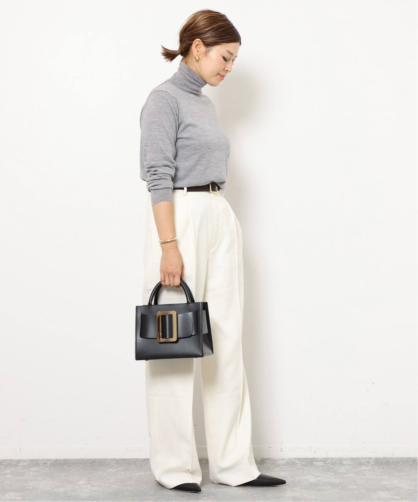 WOOL SERGEタックパンツ3（スラックス）｜Deuxieme Classe 