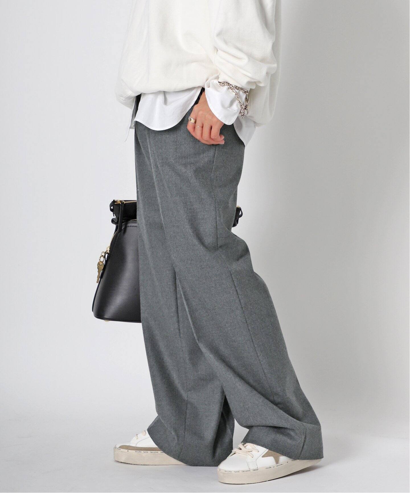 masculin タックパンツ（スラックス）｜Deuxieme Classe  