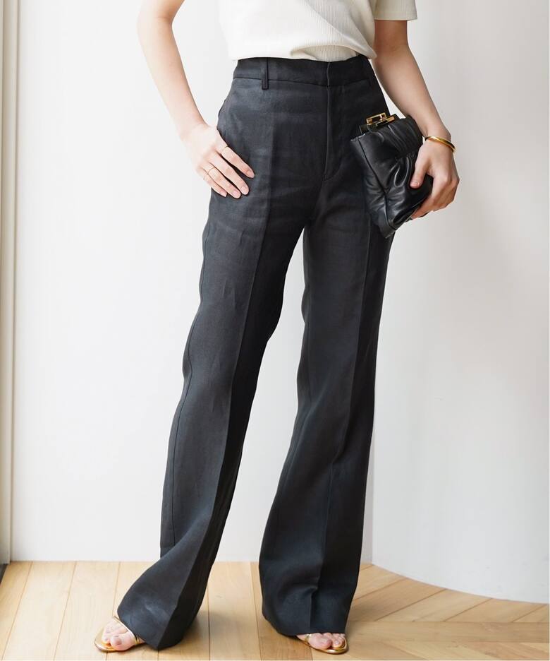 麻 サルファーパンツ（スラックス）｜Deuxieme Classe  