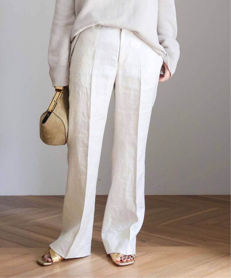 麻 サルファーパンツ（スラックス）｜Deuxieme Classe  