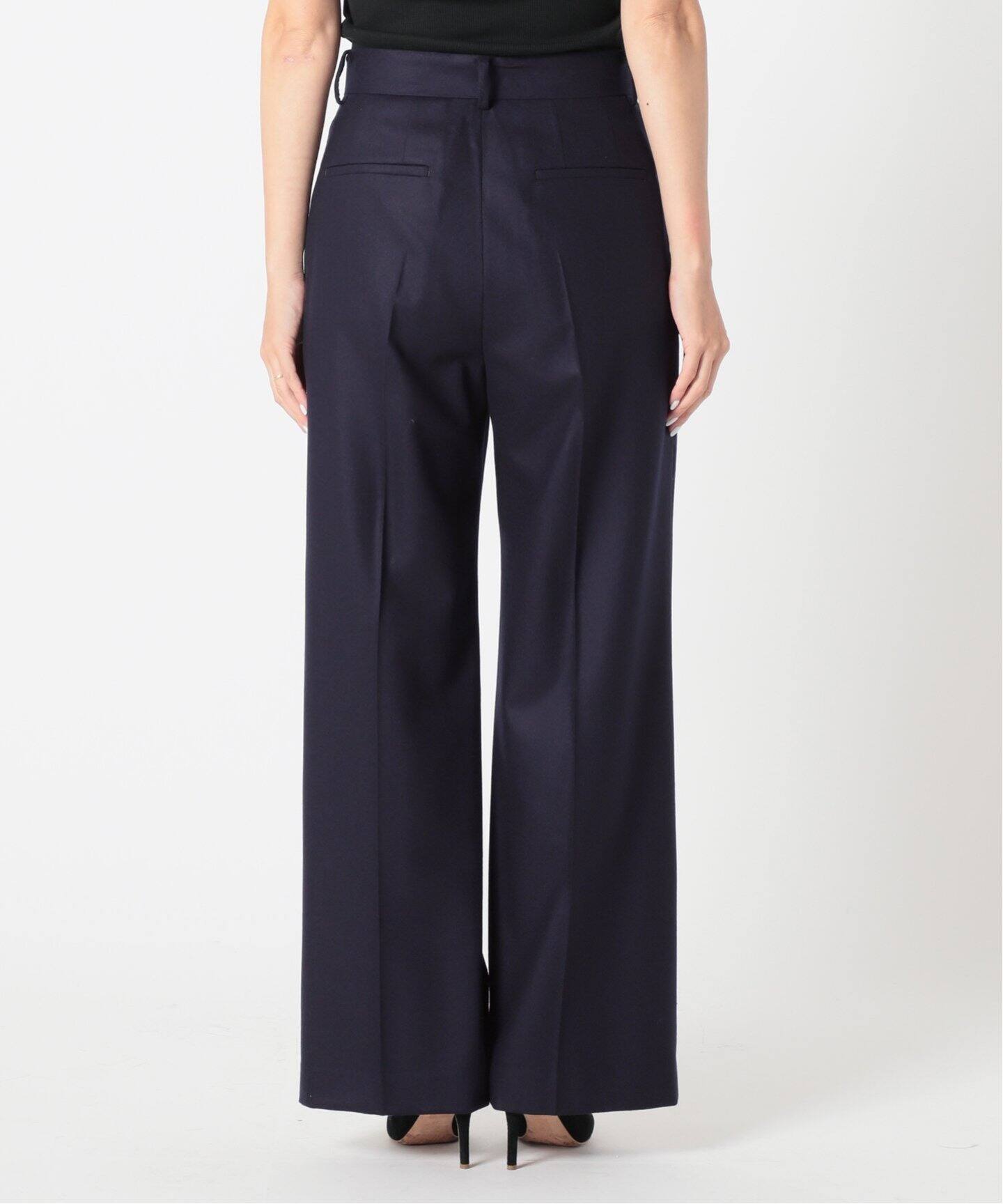 Modern Wide パンツ(NAVY)（スラックス）｜Deuxieme Classe  