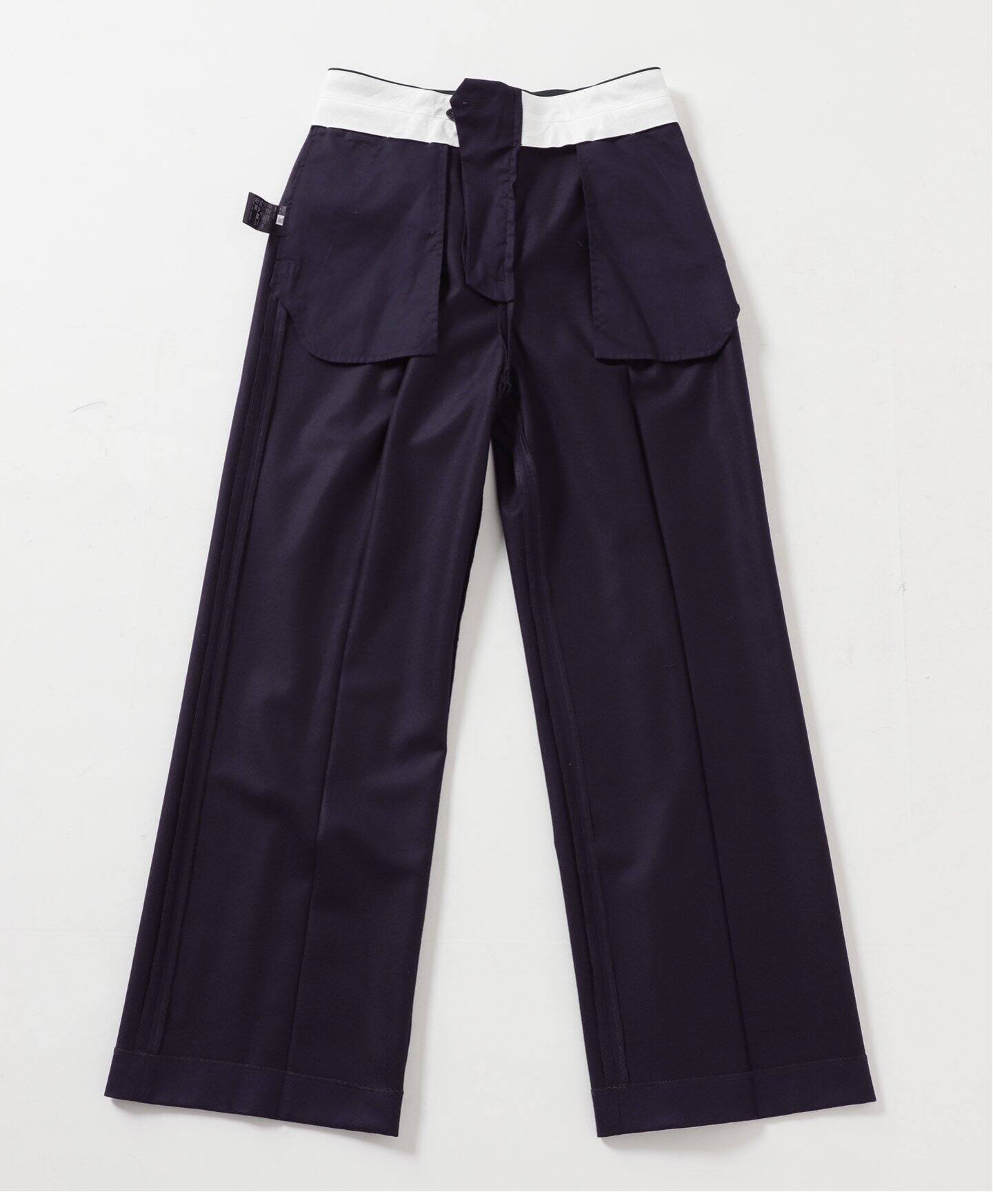 Modern Wide パンツ(NAVY)（スラックス）｜Deuxieme Classe  