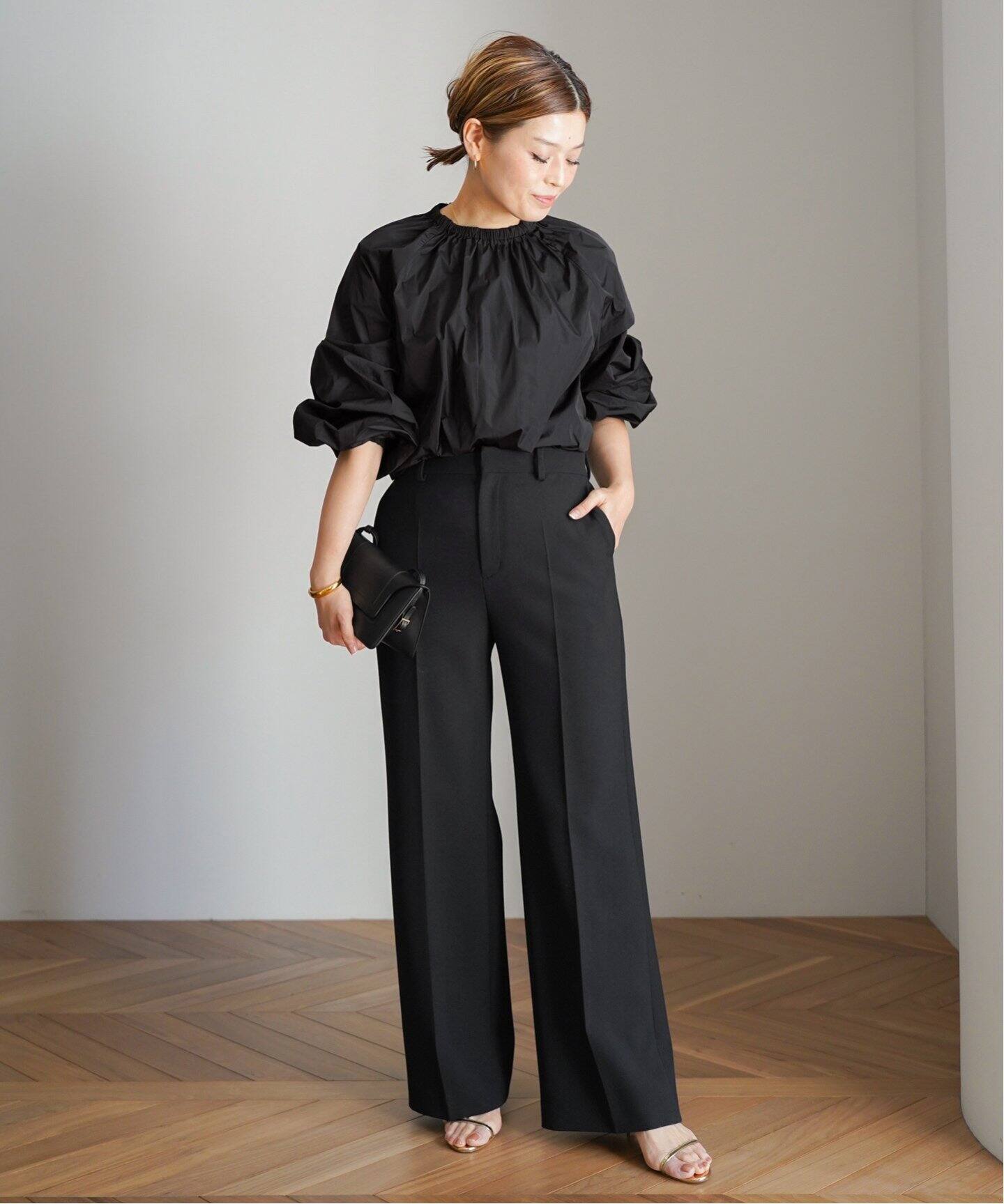 W cross straight ワイドパンツ（スラックス）｜Deuxieme Classe  