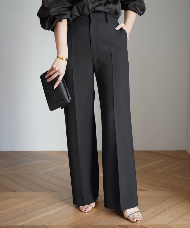 W cross straight ワイドパンツ（スラックス）｜Deuxieme Classe  