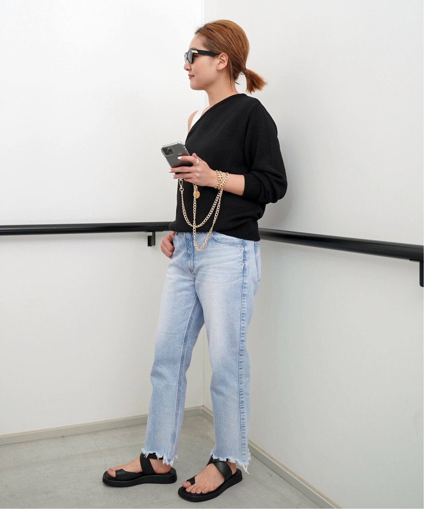 Deuxiemeアッパーハイツデニムパンツ 