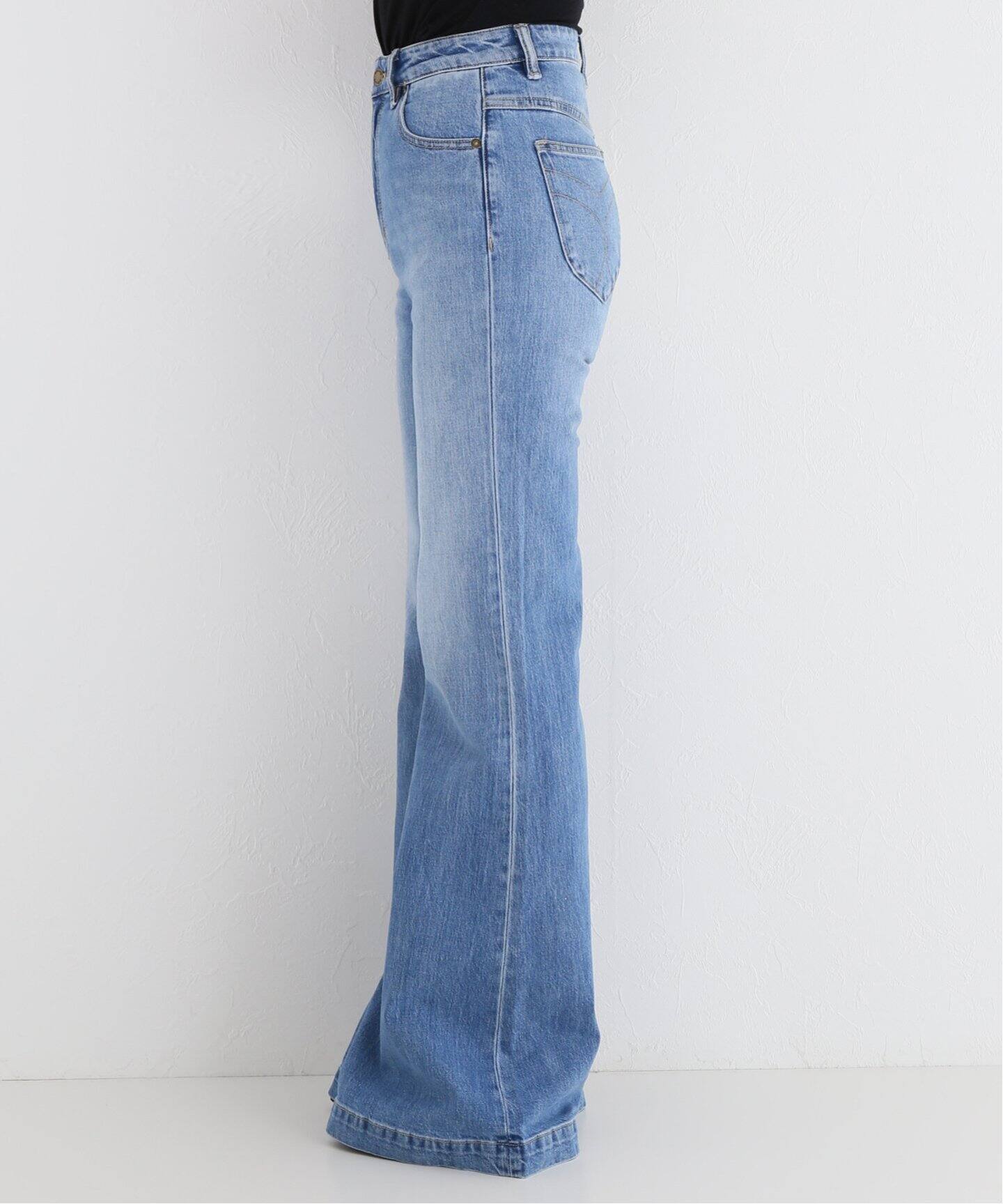 ROLLAS/ローラス】 FLARE DENIM パンツ（デニムパンツ・ジーンズ  