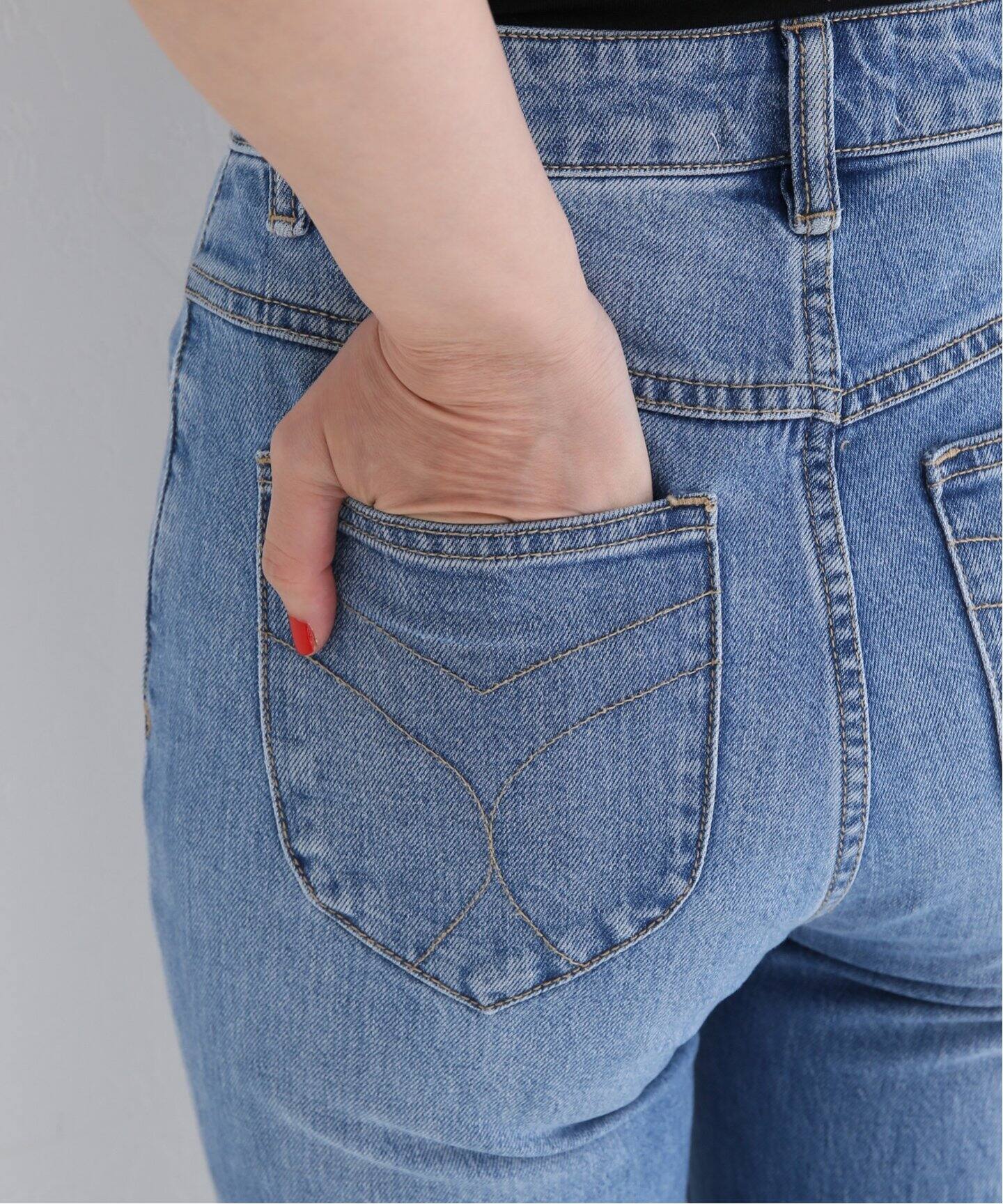 ROLLAS/ローラス】 FLARE DENIM パンツ（デニムパンツ・ジーンズ  