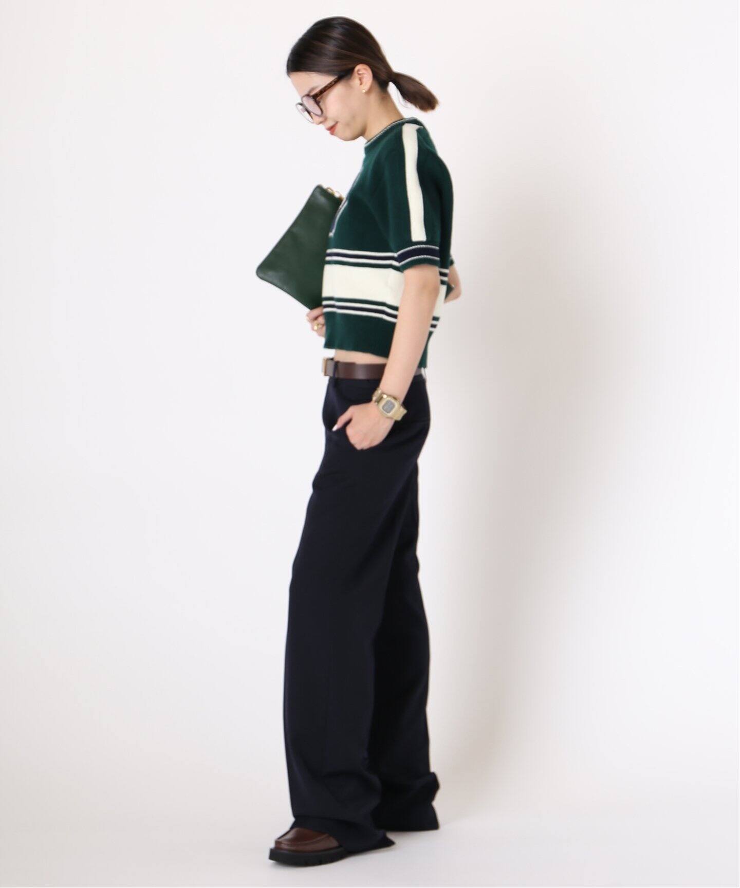 Col Pierrot/コルピエロ】ツイル センタープレスパンツ（その他パンツ  