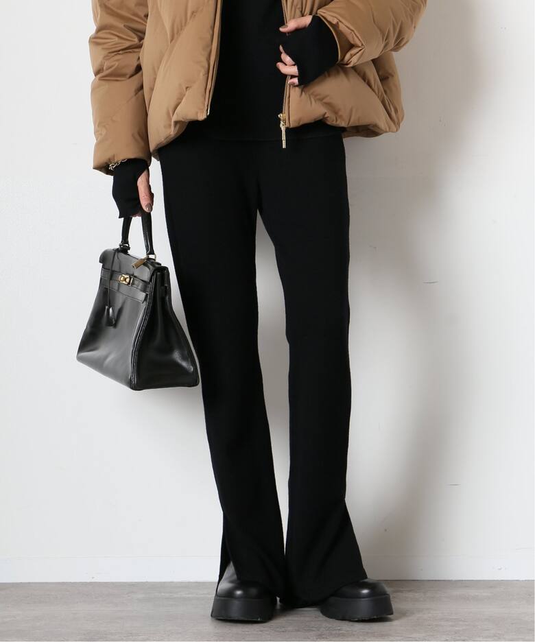 flare rib パンツ（その他パンツ）｜MUSE de Deuxieme Classe 