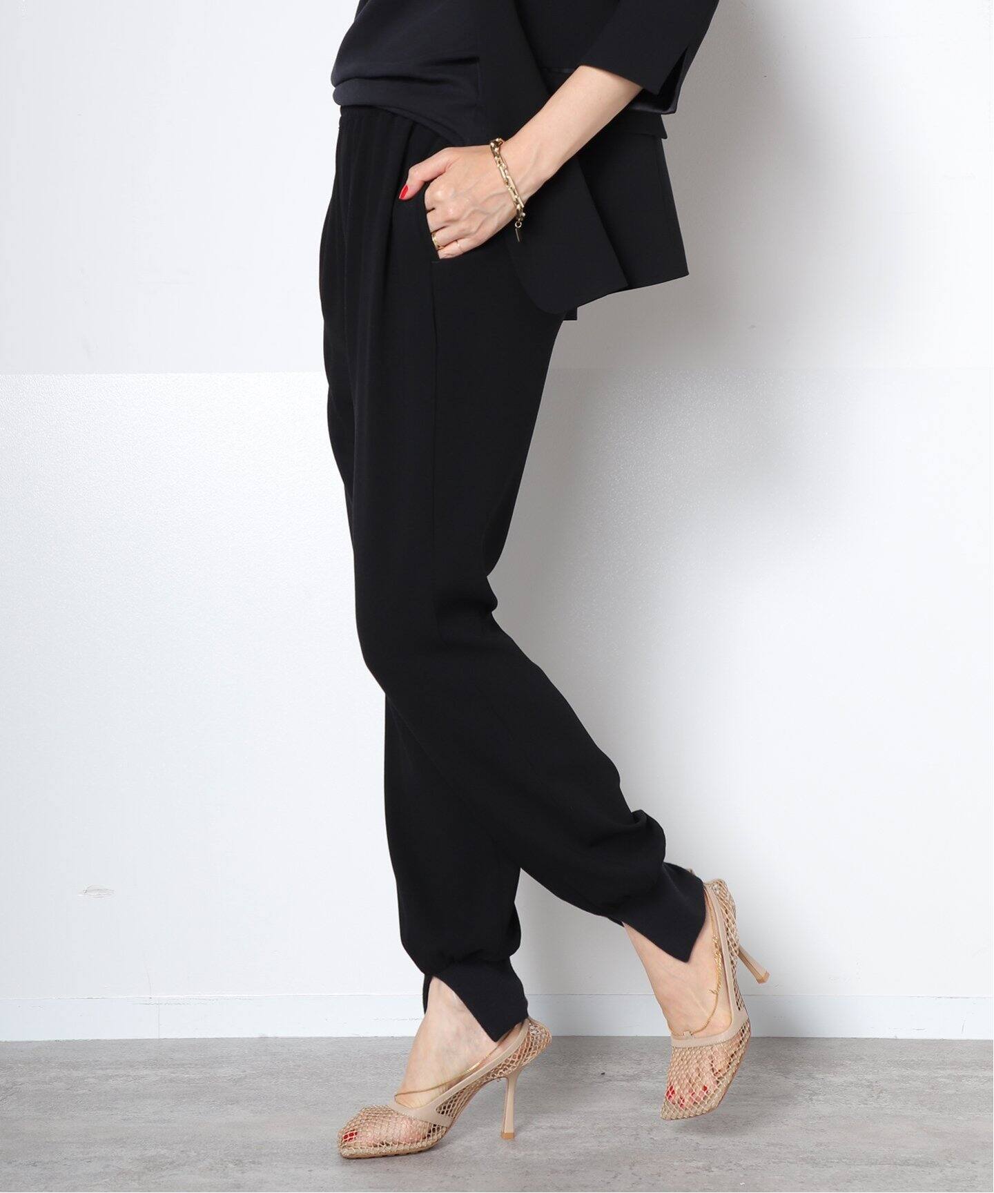 Col Pierrot/コルピエロ】ジョーゼットスソリブパンツ（その他パンツ  