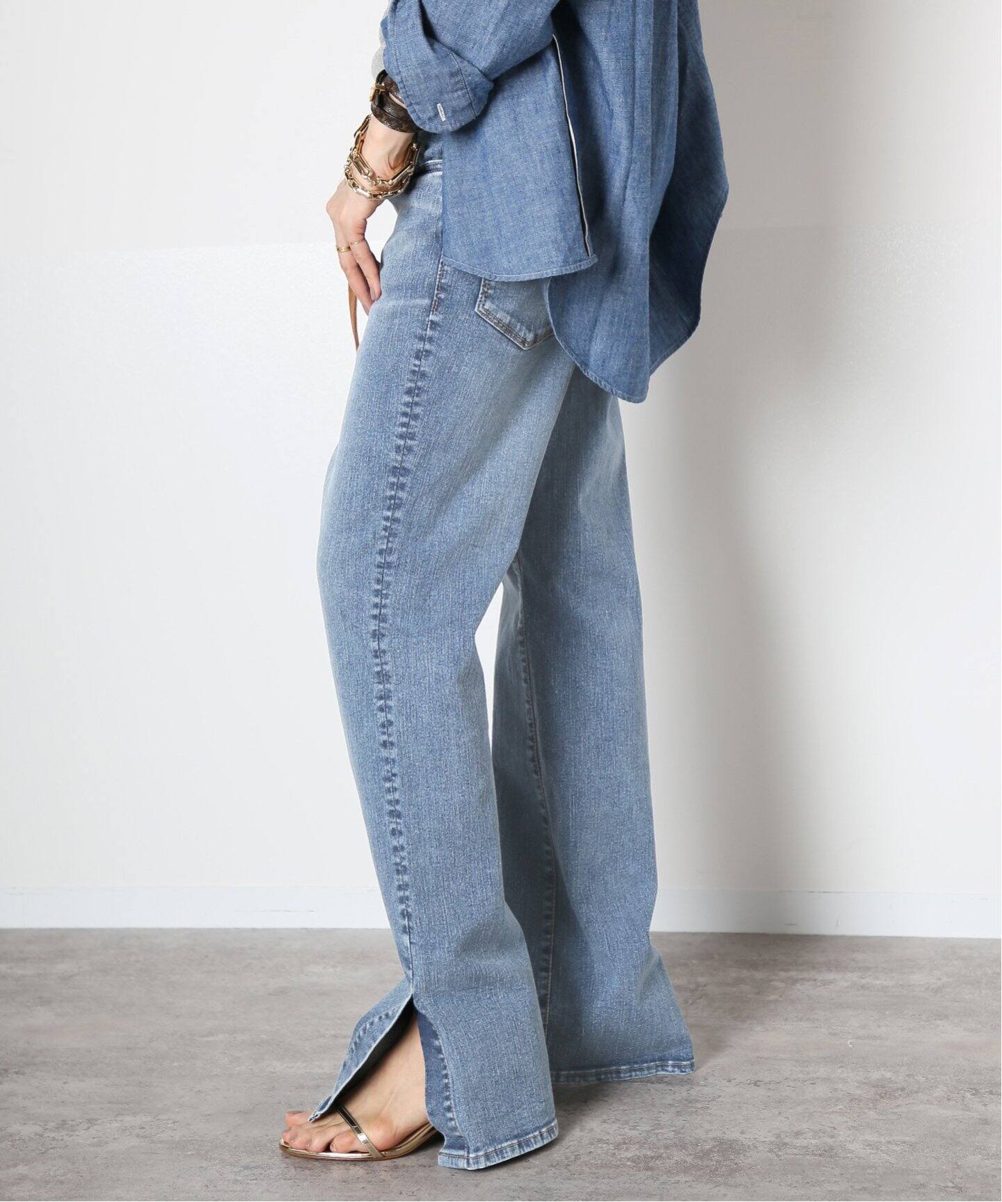 SURT/サート】OUT SIDE SLIT デニム（デニムパンツ・ジーンズ）｜MUSE  