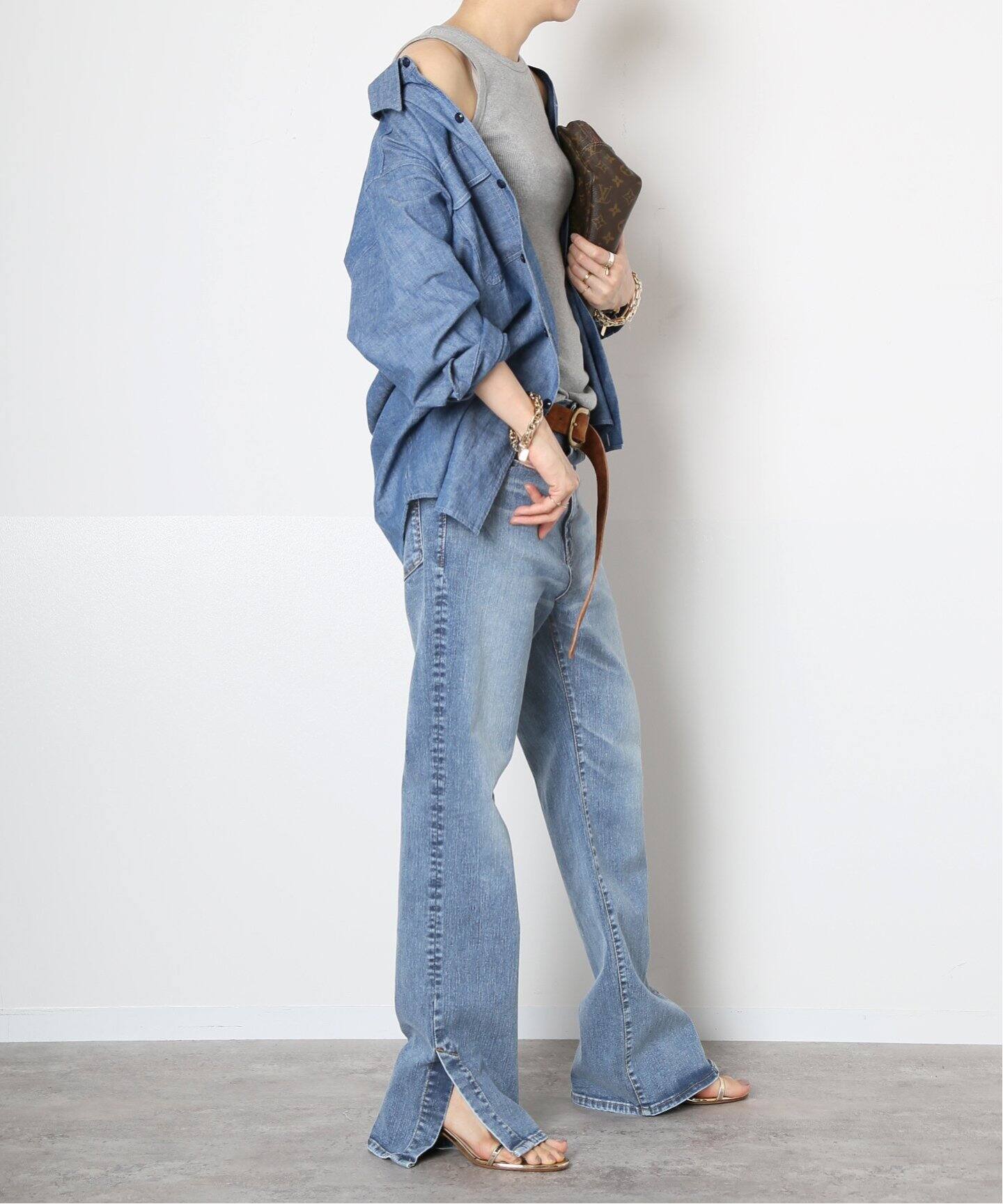 SURT/サート】OUT SIDE SLIT デニム（デニムパンツ・ジーンズ）｜MUSE  