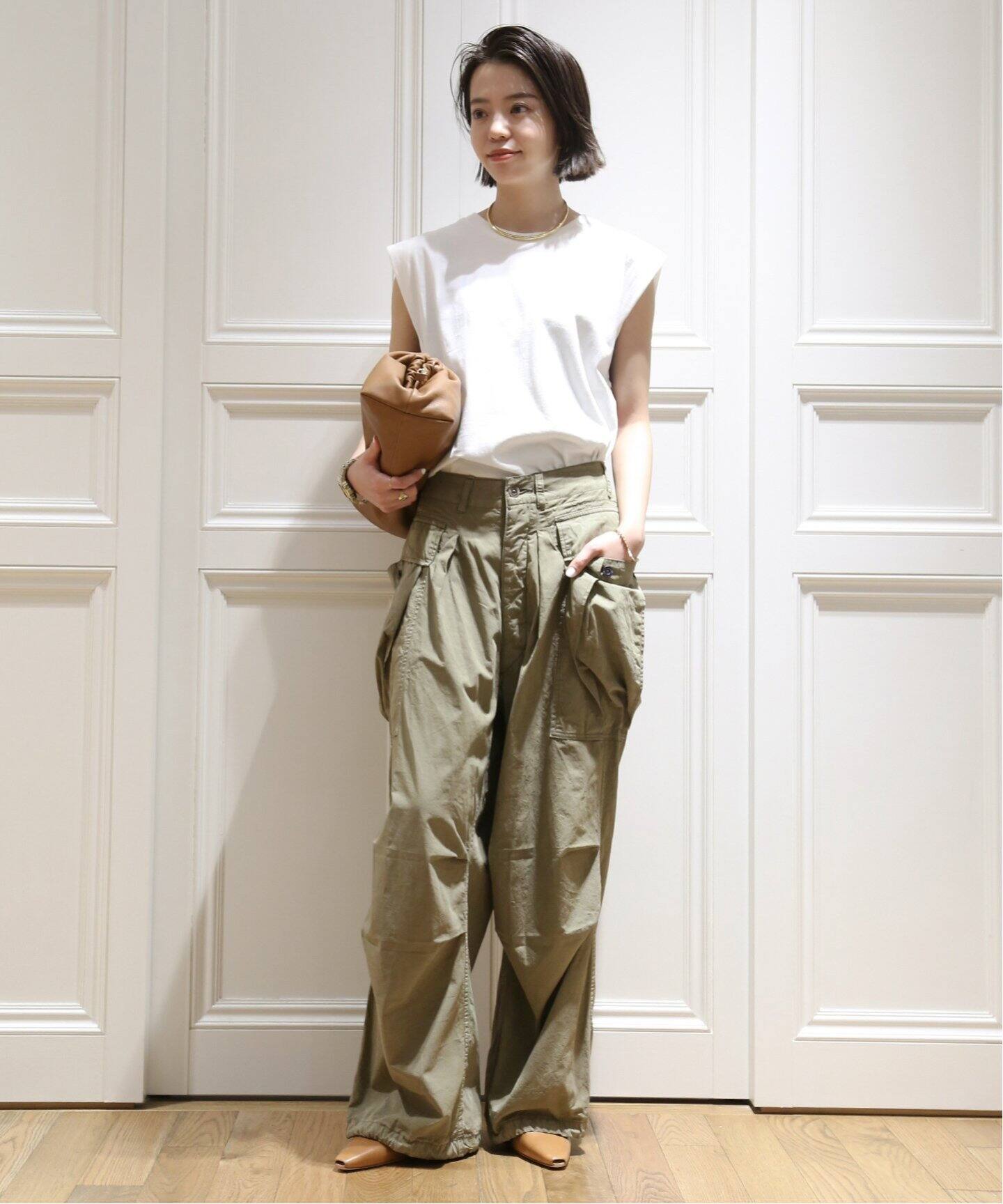 HERILL/ヘリル】COTTON ワーク パンツ（その他パンツ）｜MUSE de  