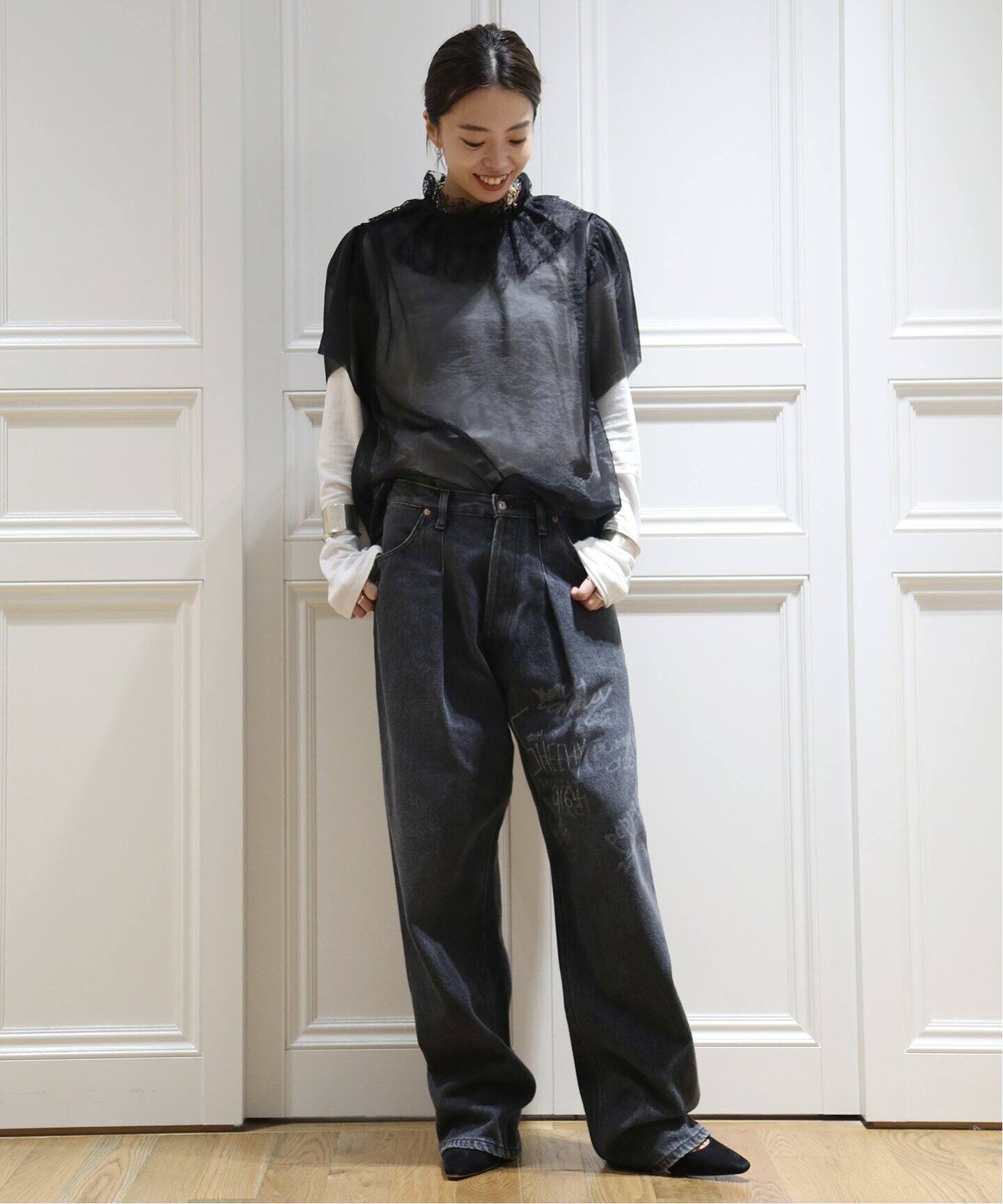 HERILL/ヘリル】Denim Good Luck Flag 4PK（デニムパンツ・ジーンズ 