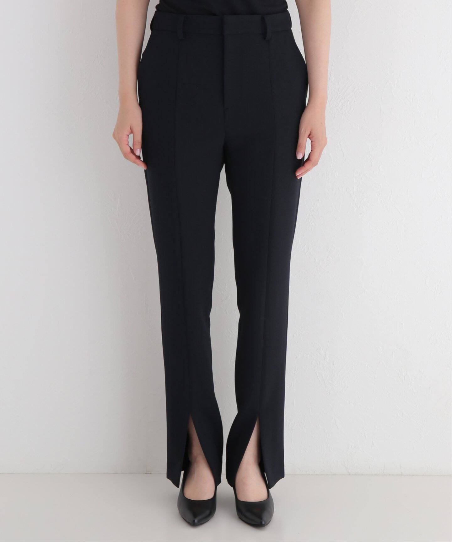 コルピエロCol Pierrotブラックスリットパンツドゥージィエムクラス伊勢丹 