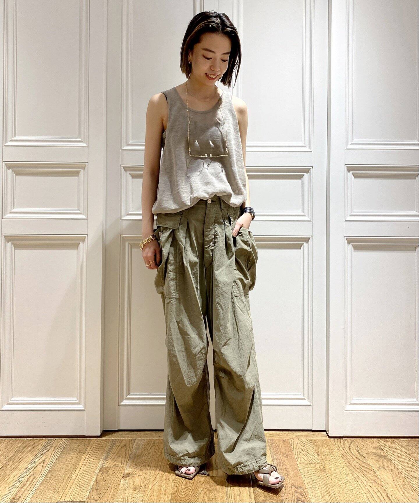 HERILL/ヘリル】COTTON ワーク パンツ 38 