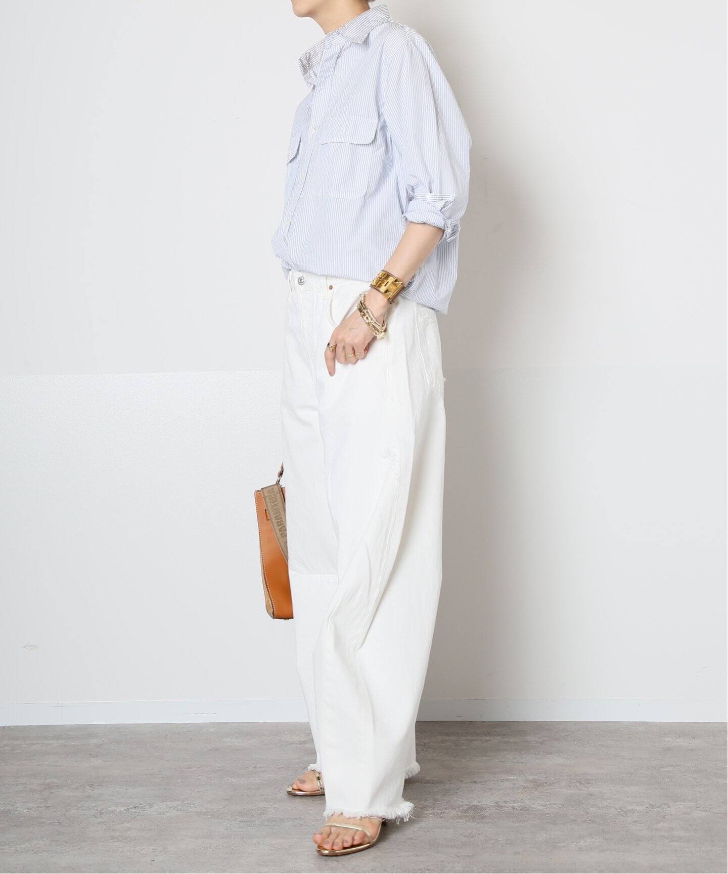 CITIZENS of HUMANITY】Horseshoeデニム(WHITE）（デニムパンツ 