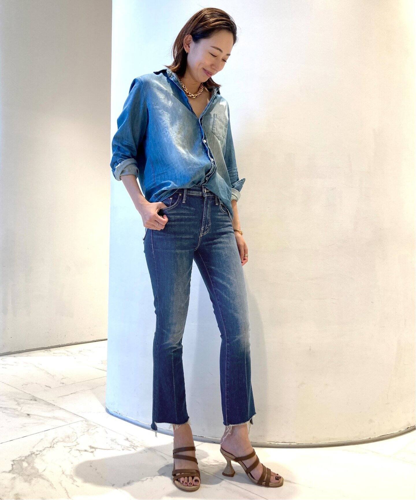 MOTHER/マザー】INSIDER CROP STEP FRAY 