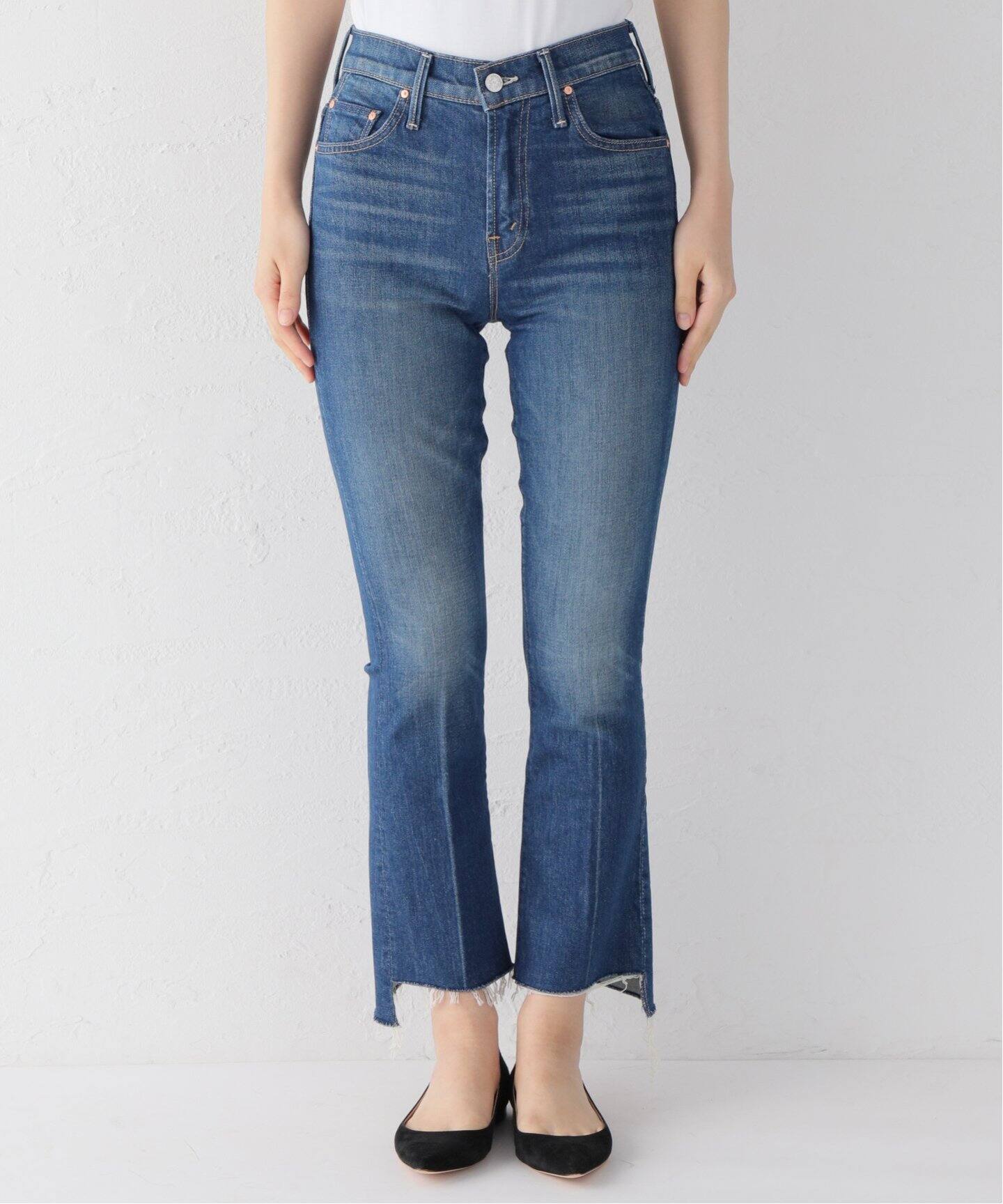 MOTHER/マザー】INSIDER CROP STEP FRAY（デニムパンツ・ジーンズ 