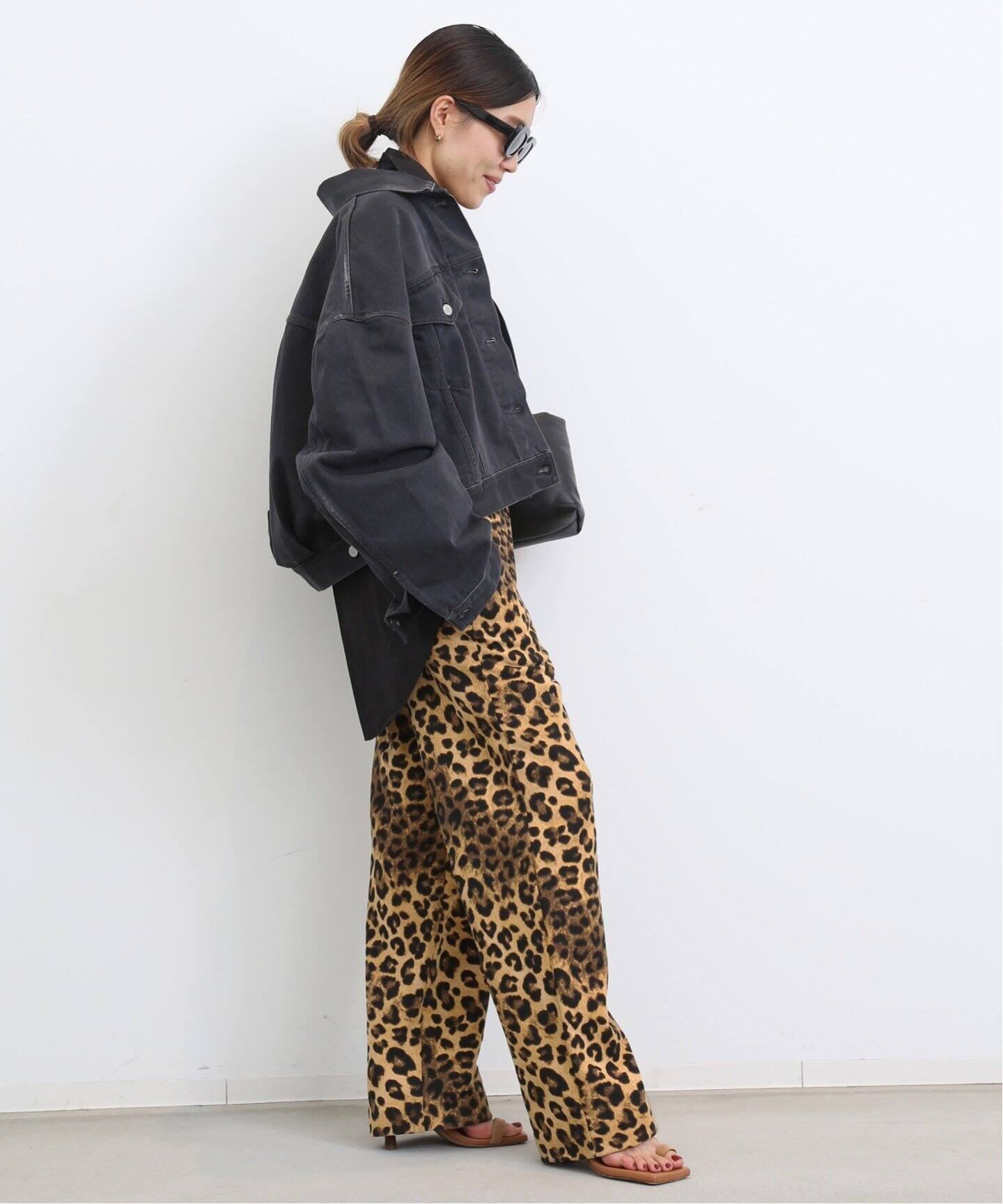 Leopard Sweat Pants（その他パンツ）｜L