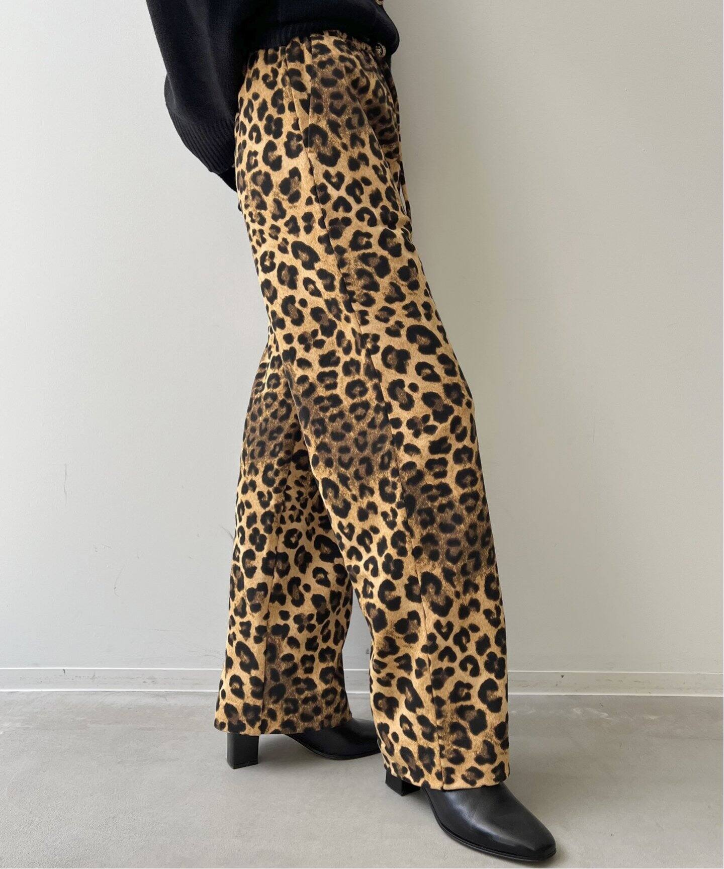 Leopard Sweat Pants（その他パンツ）｜L