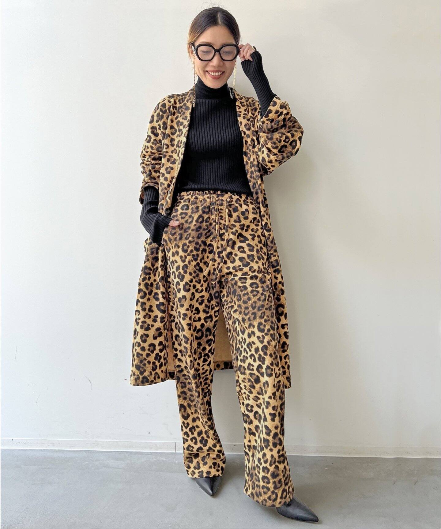 Leopard Sweat Pants（その他パンツ）｜L