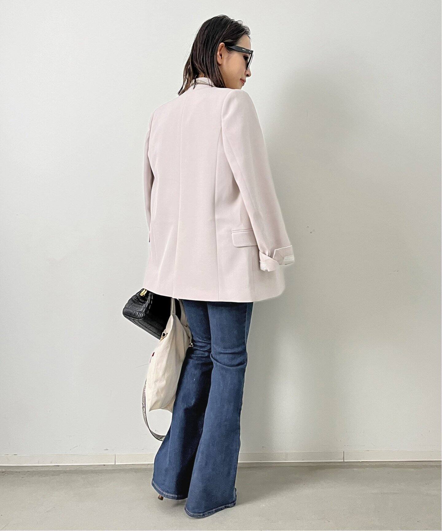Indigo Stretch Flare Denim（デニムパンツ・ジーンズ）｜L 