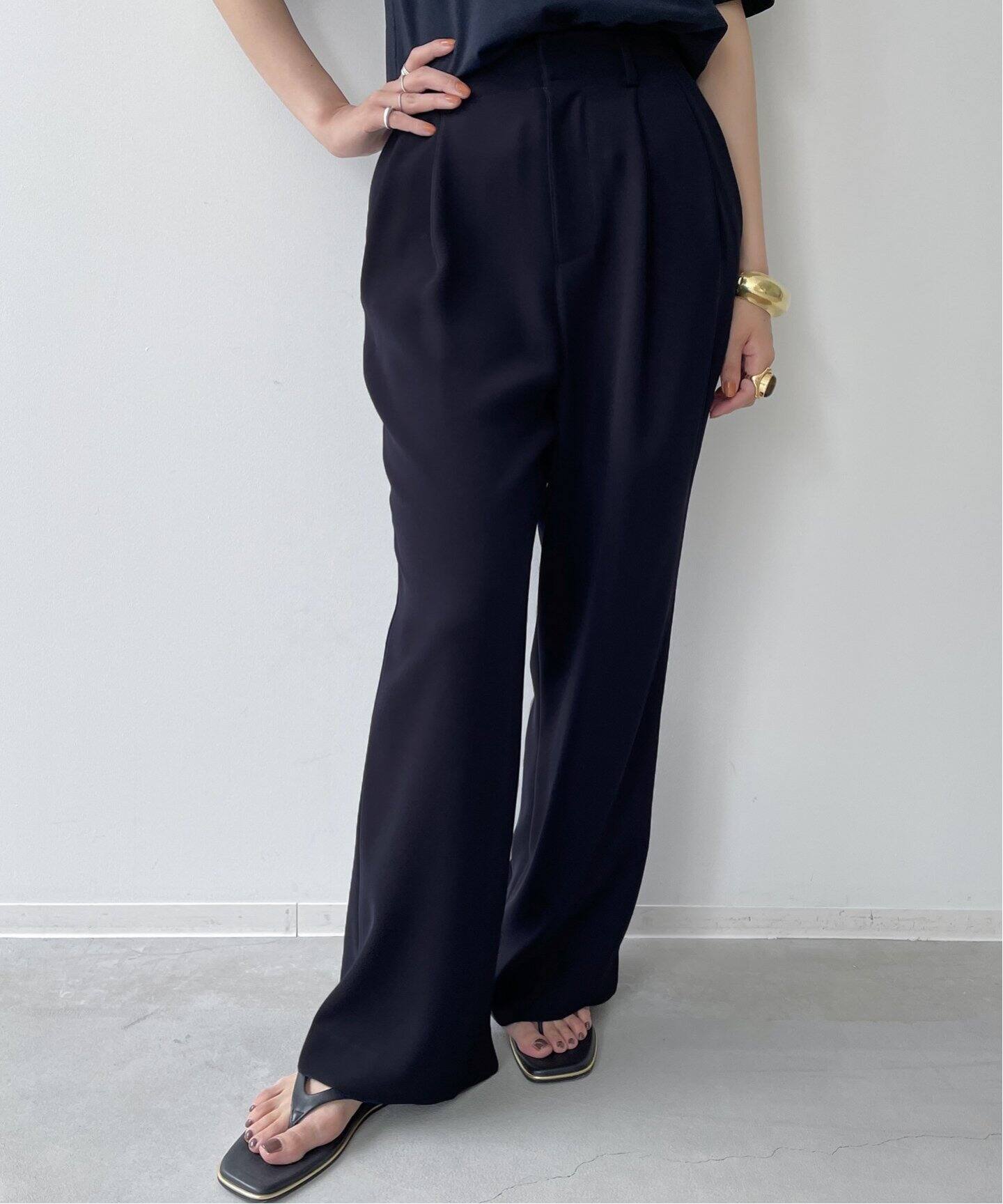 Tuck Wide Pants（その他パンツ）｜L
