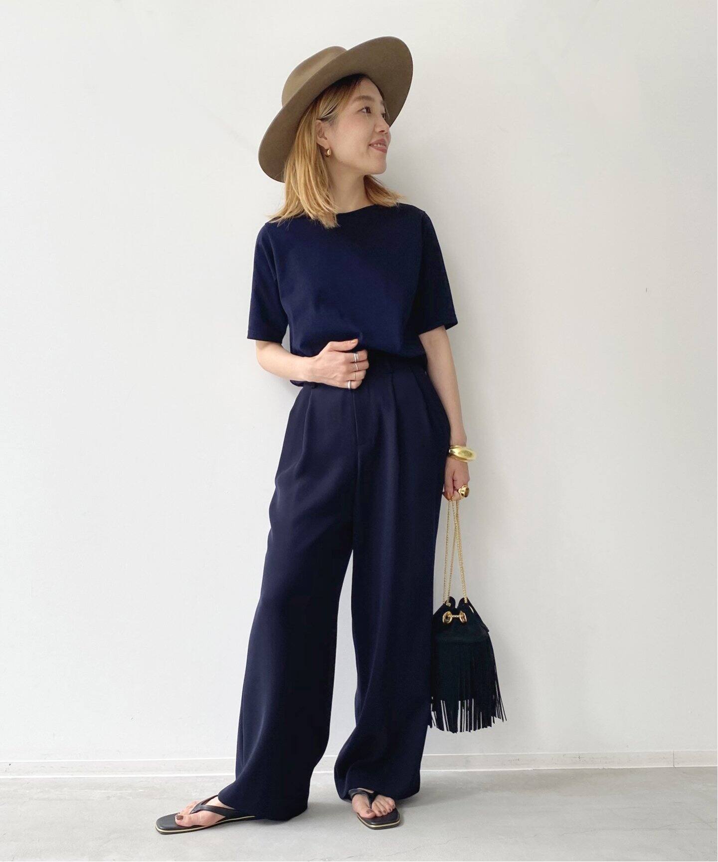 Tuck Wide Pants（その他パンツ）｜L