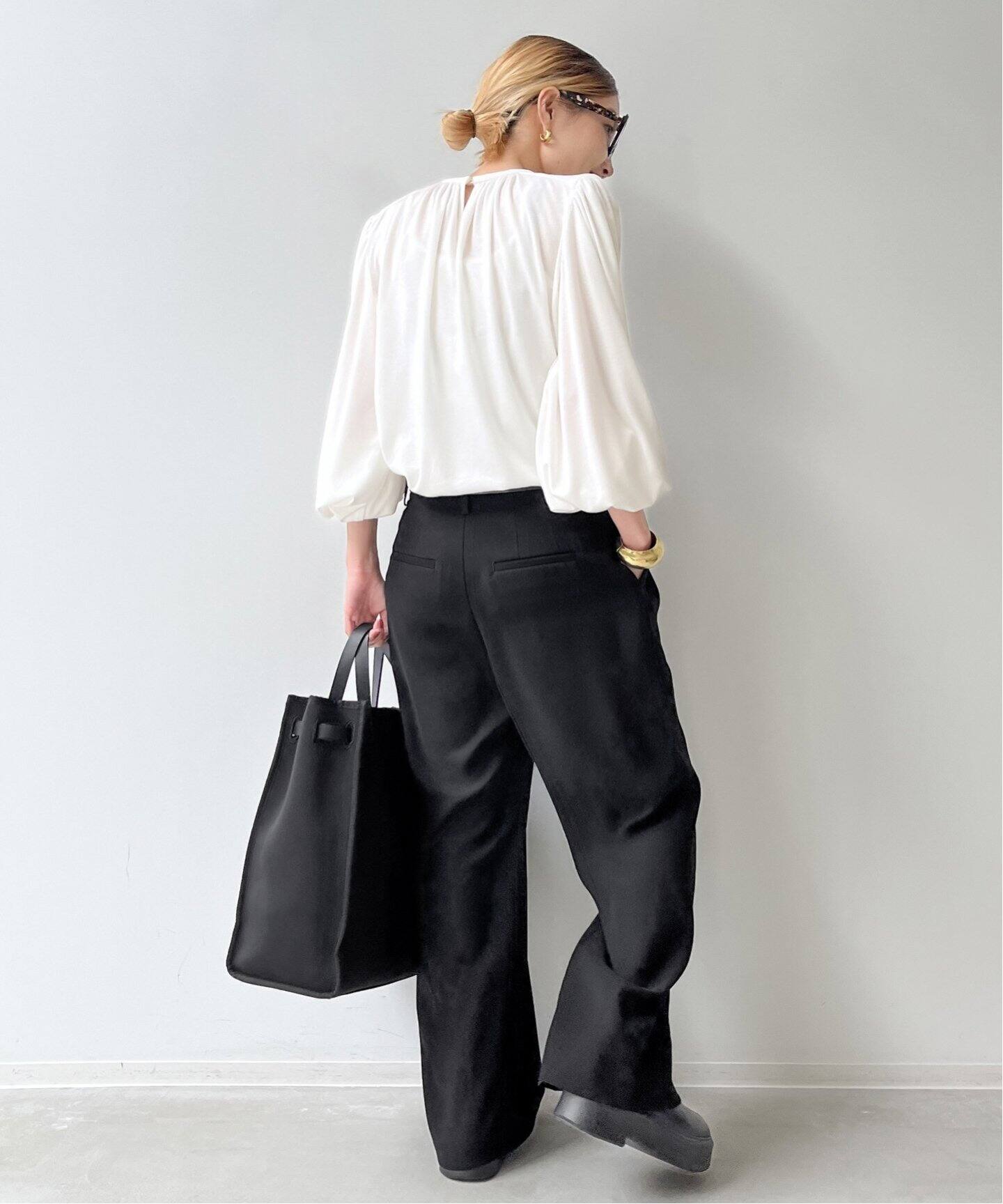 Tuck Wide Pants（その他パンツ）｜L 