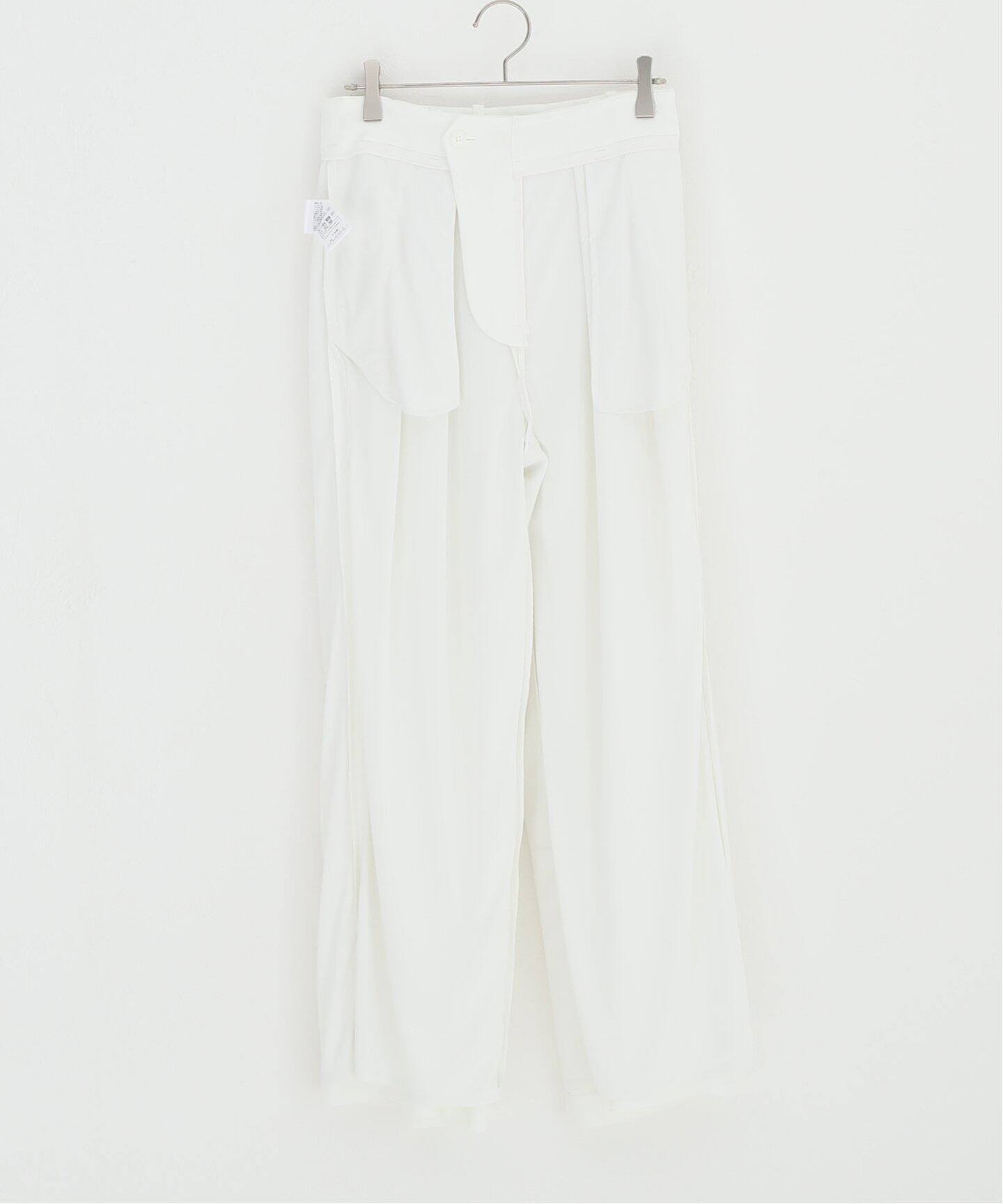 Tuck Wide Pants(WHITE)（その他パンツ）｜L 