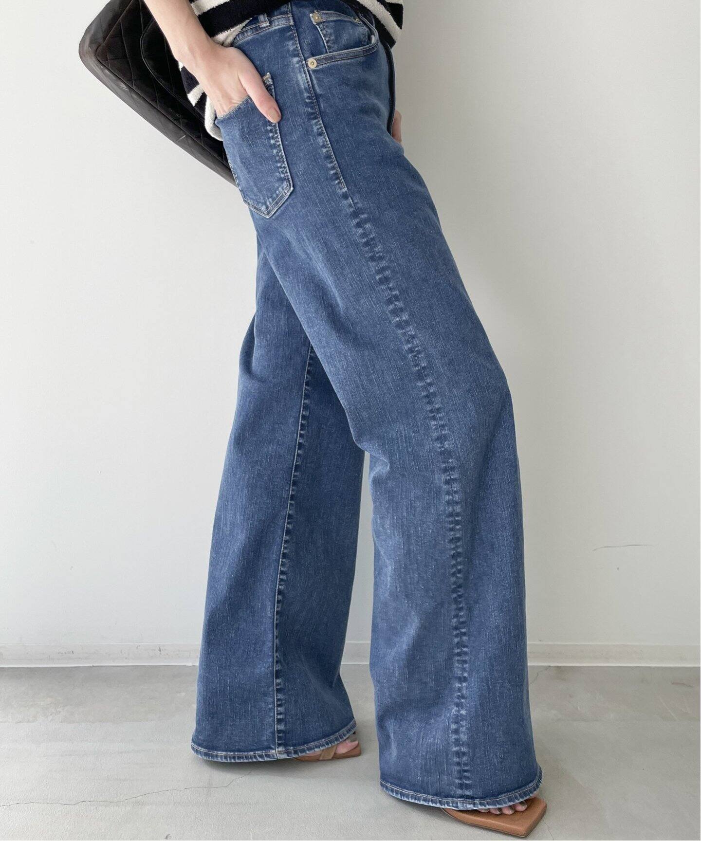 GOOD GRIEF! Wide Leg Denim L\ 