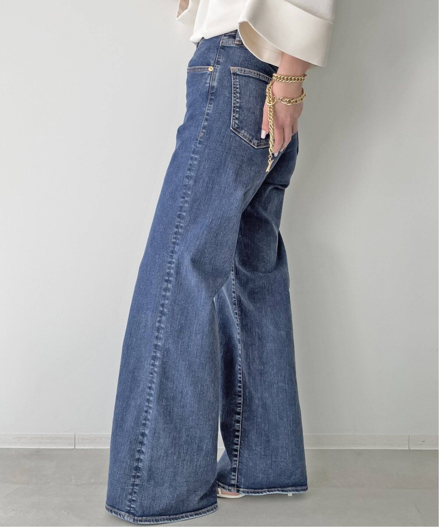 GOOD GRIEF！/グッドグリーフ】Wide Leg Denim（デニムパンツ 