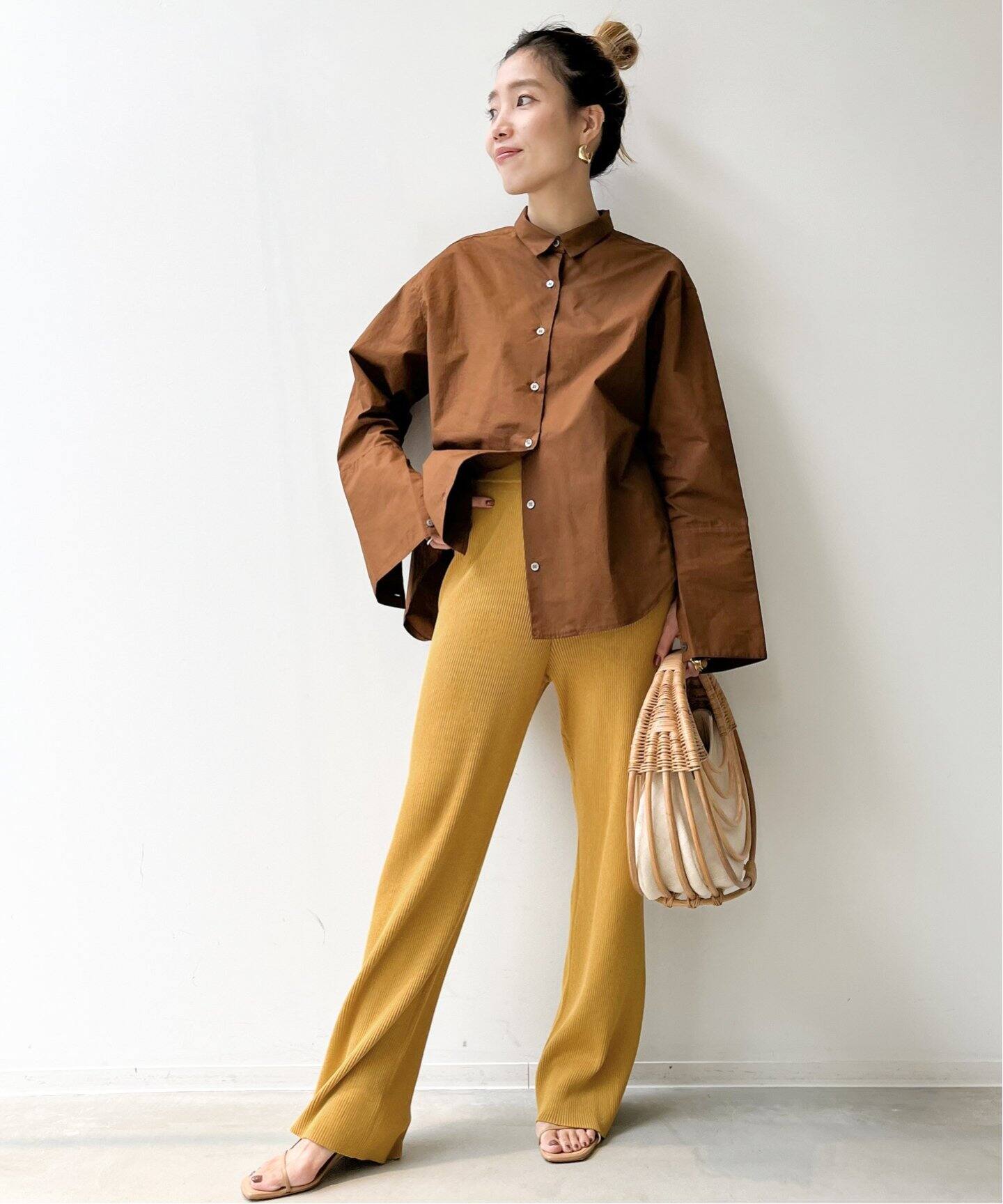 Rib Knit Pants（デニムパンツ・ジーンズ）｜L 