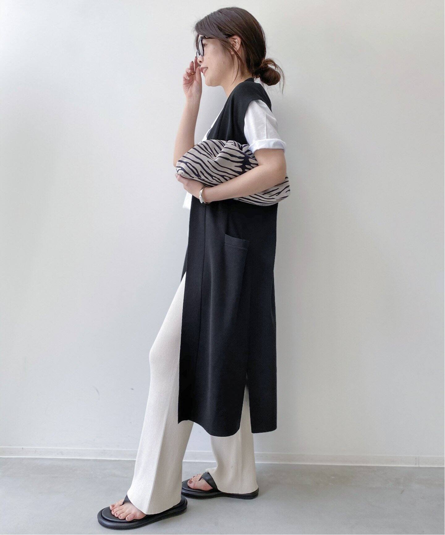 Rib Knit Pants（デニムパンツ・ジーンズ）｜L 