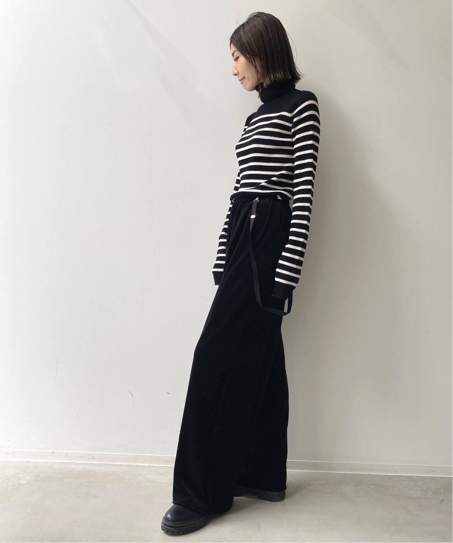GOOD GRIEF！/グッドグリーフ】Velor Wide Pants with Suspen（その他 