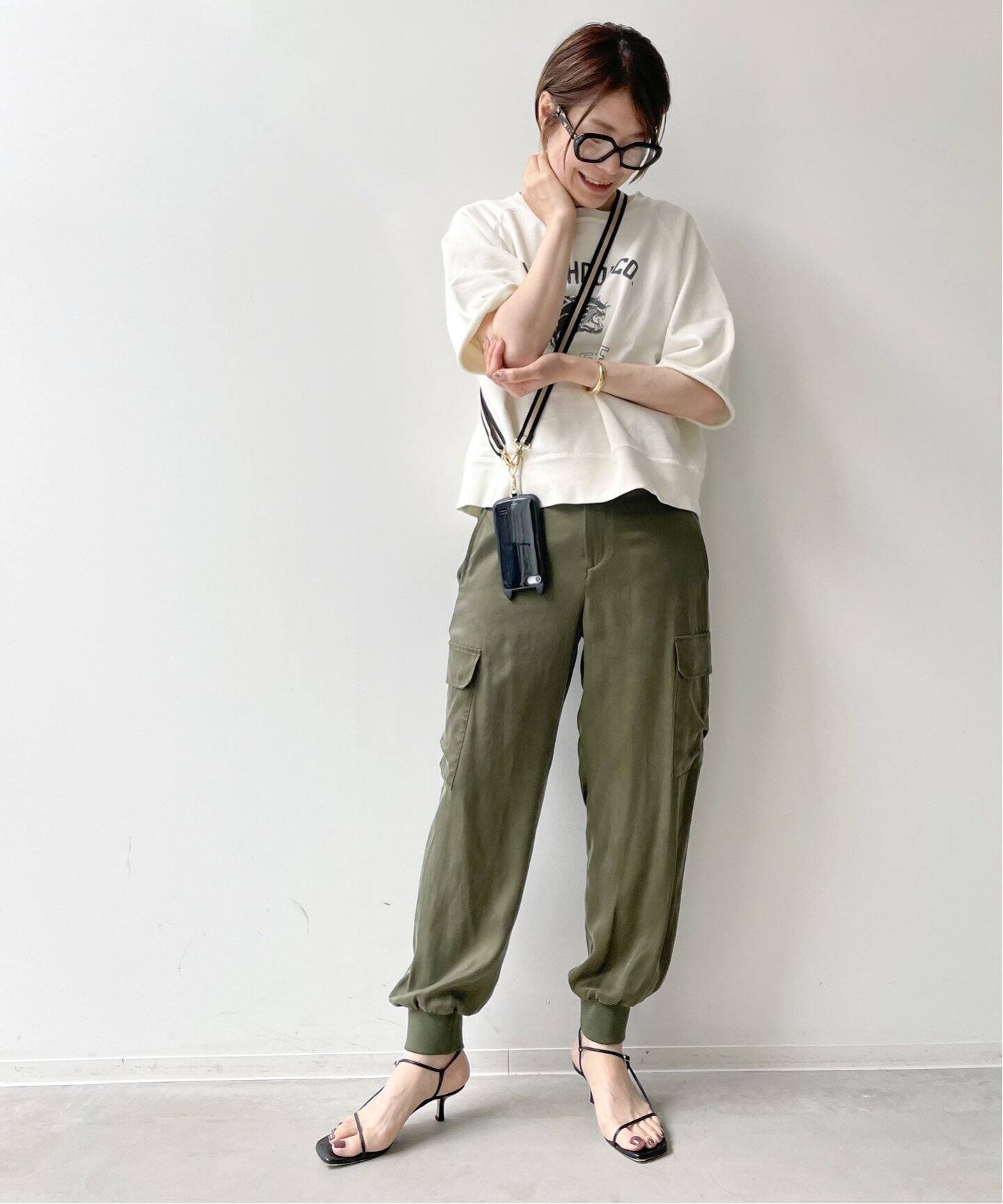フィブリルサテン カーゴパンツ（その他パンツ）｜L