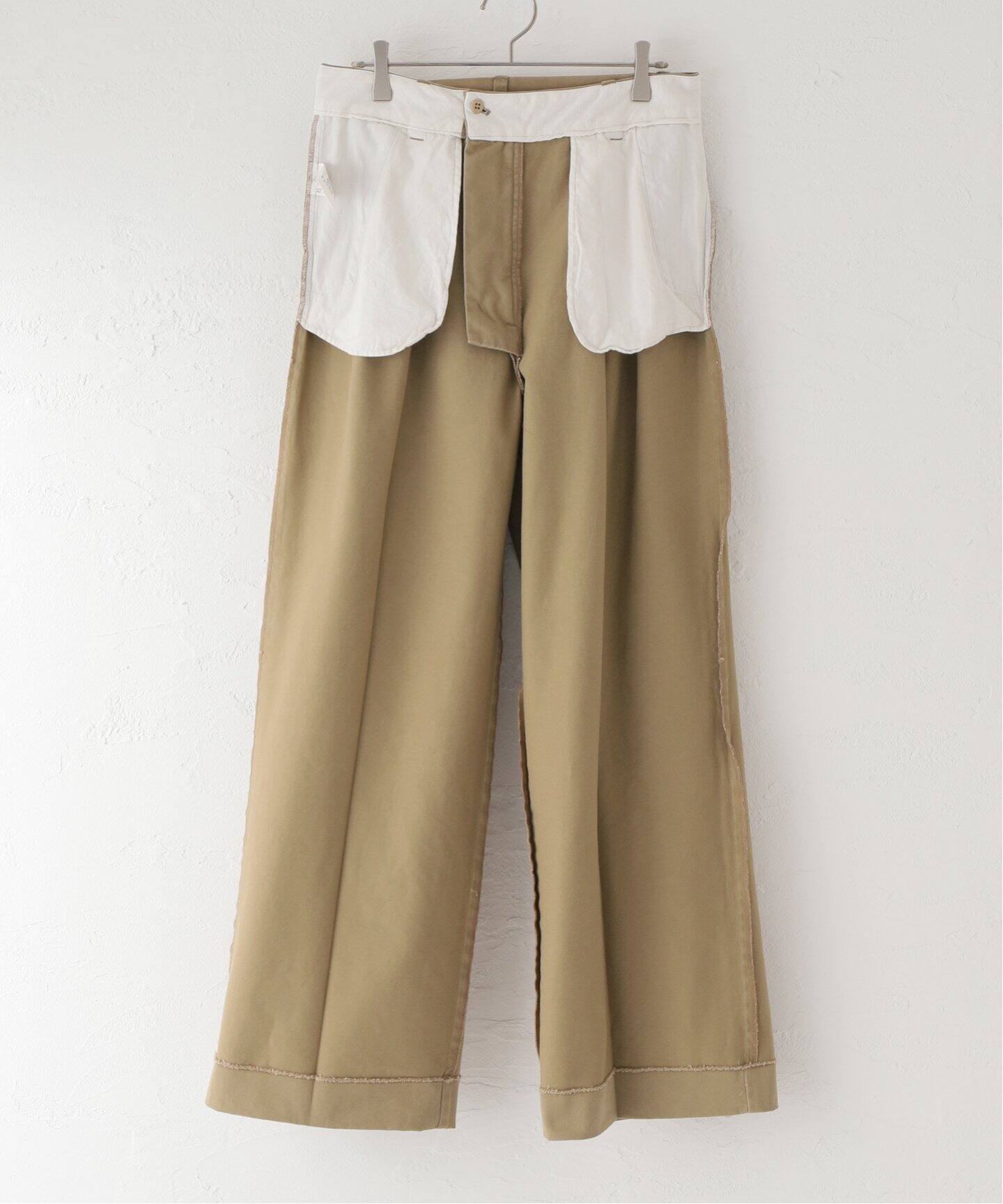Americana/アメリカーナ】Chino Tuck Wide Pants（その他パンツ）｜L  