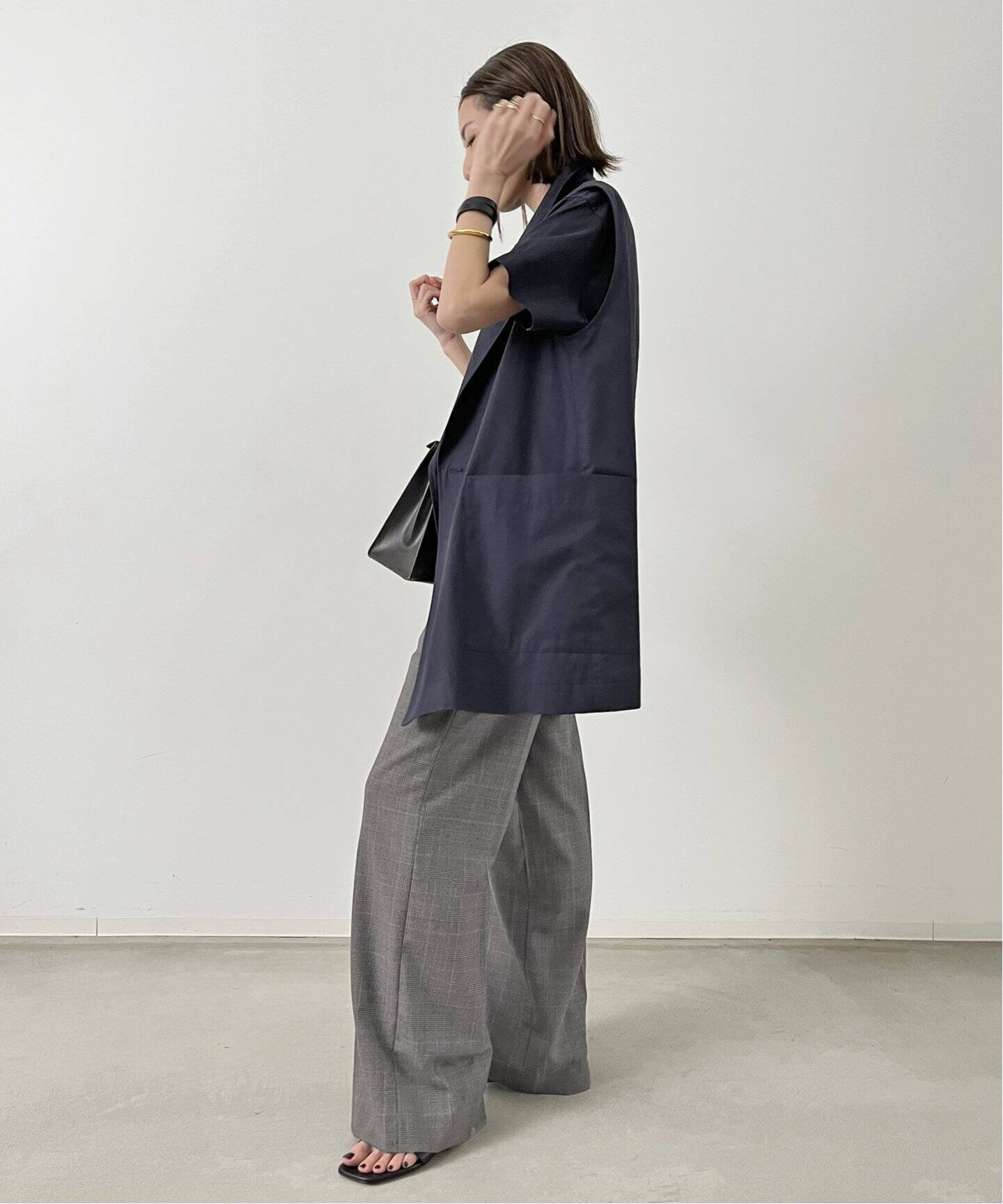 CHECK SLACKS PANTS（その他パンツ）｜L 