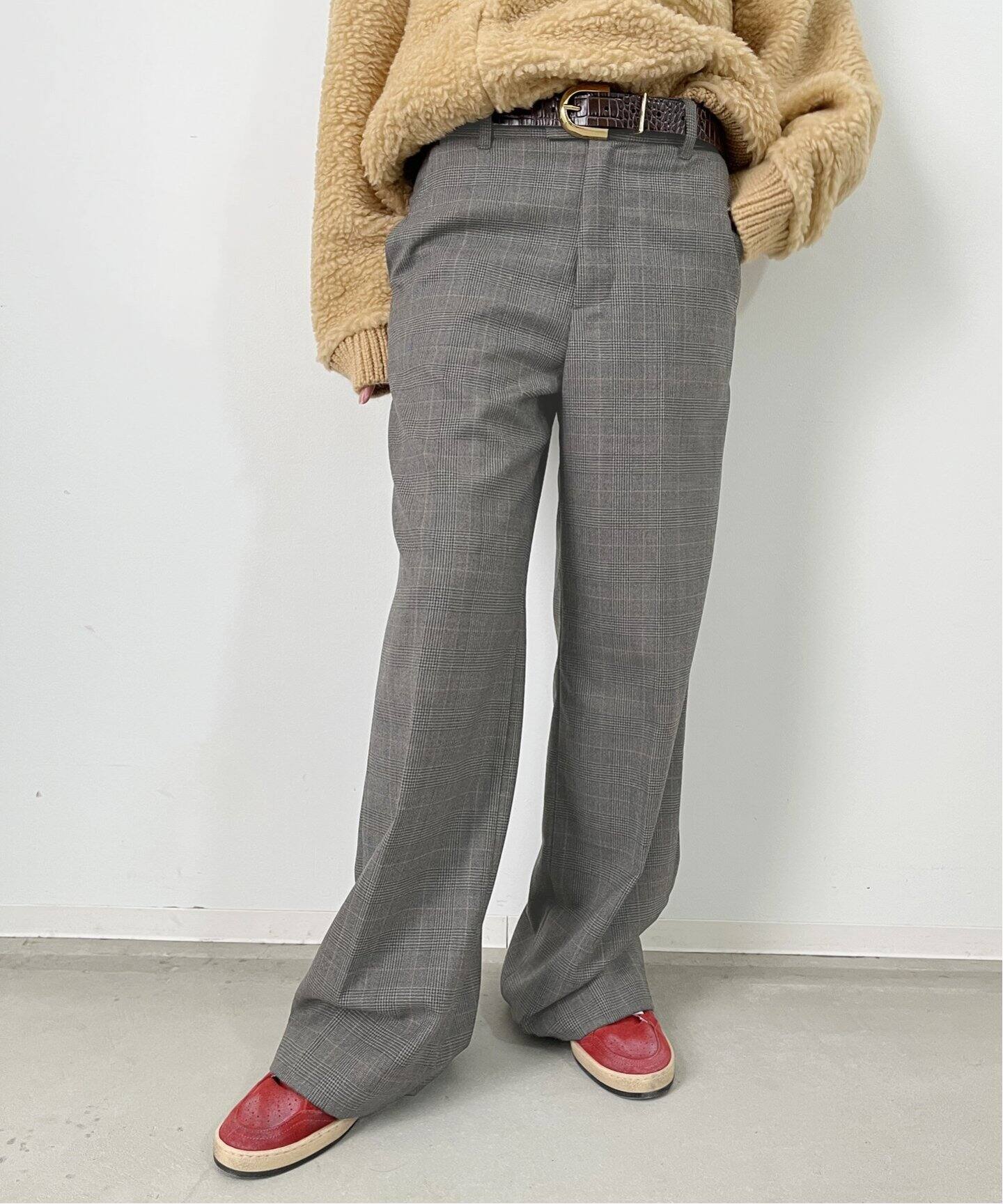 CHECK SLACKS PANTS（その他パンツ）｜L 