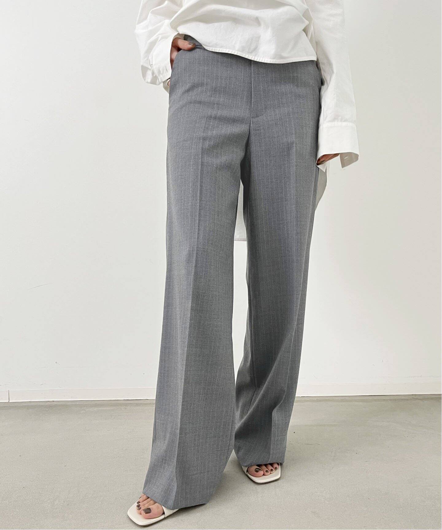 STRIPE SLACKS PANTS（その他パンツ）｜L 