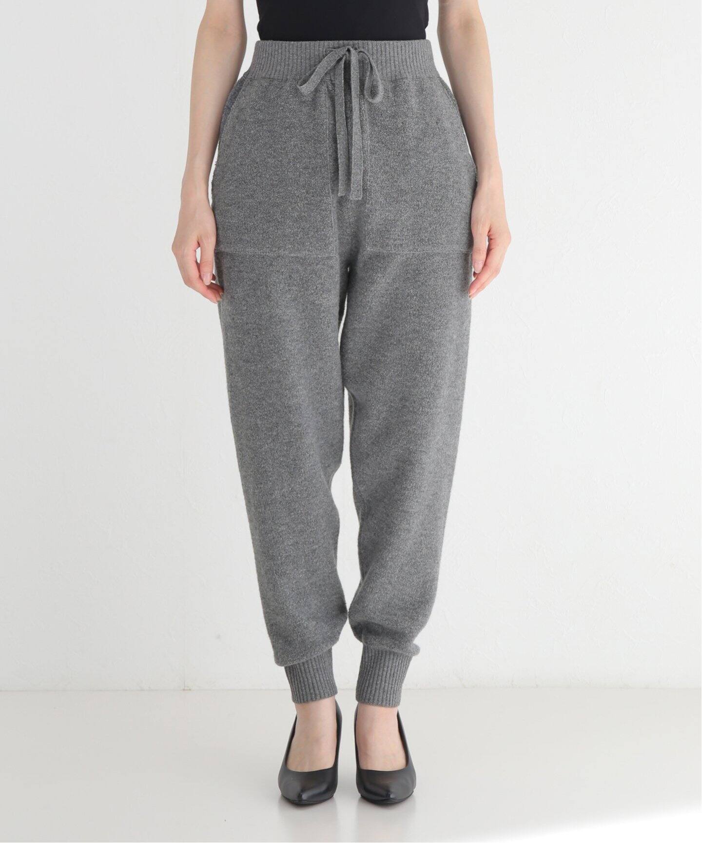 ELE STOLYOF/エレ ストリオフ】Wool pile Reversible Knit Pants 