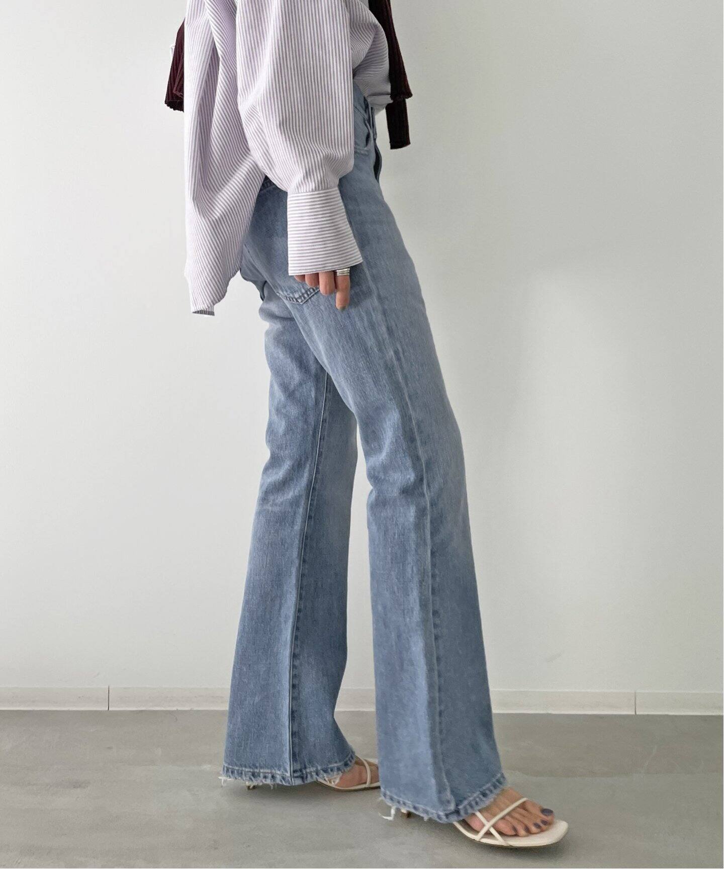 KURO/クロ】70s Flare Denim（デニムパンツ・ジーンズ）｜L 