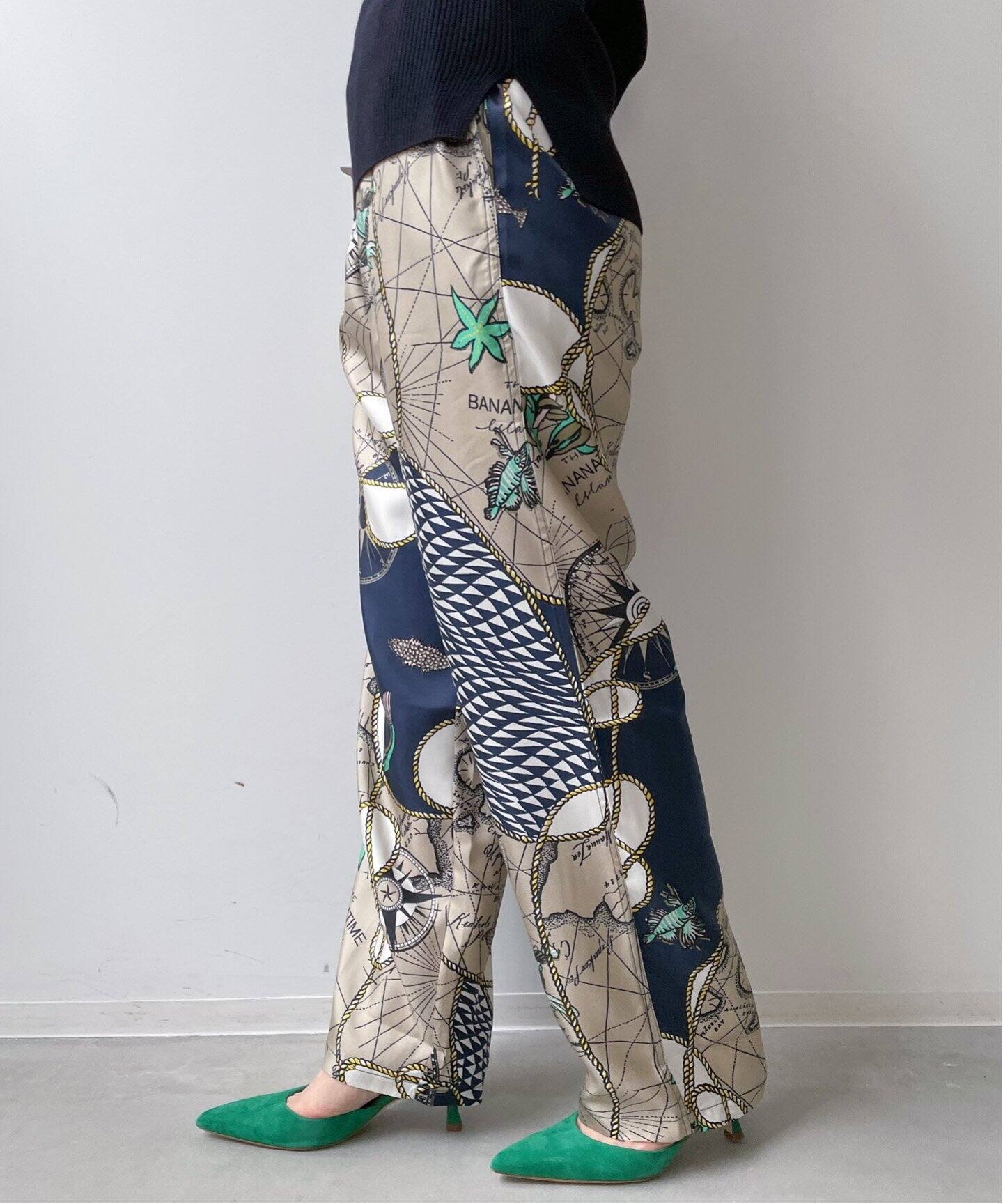 BANANATIME / バナナタイム】EASY PANT HAWAIITIME NAVY（その他パンツ  