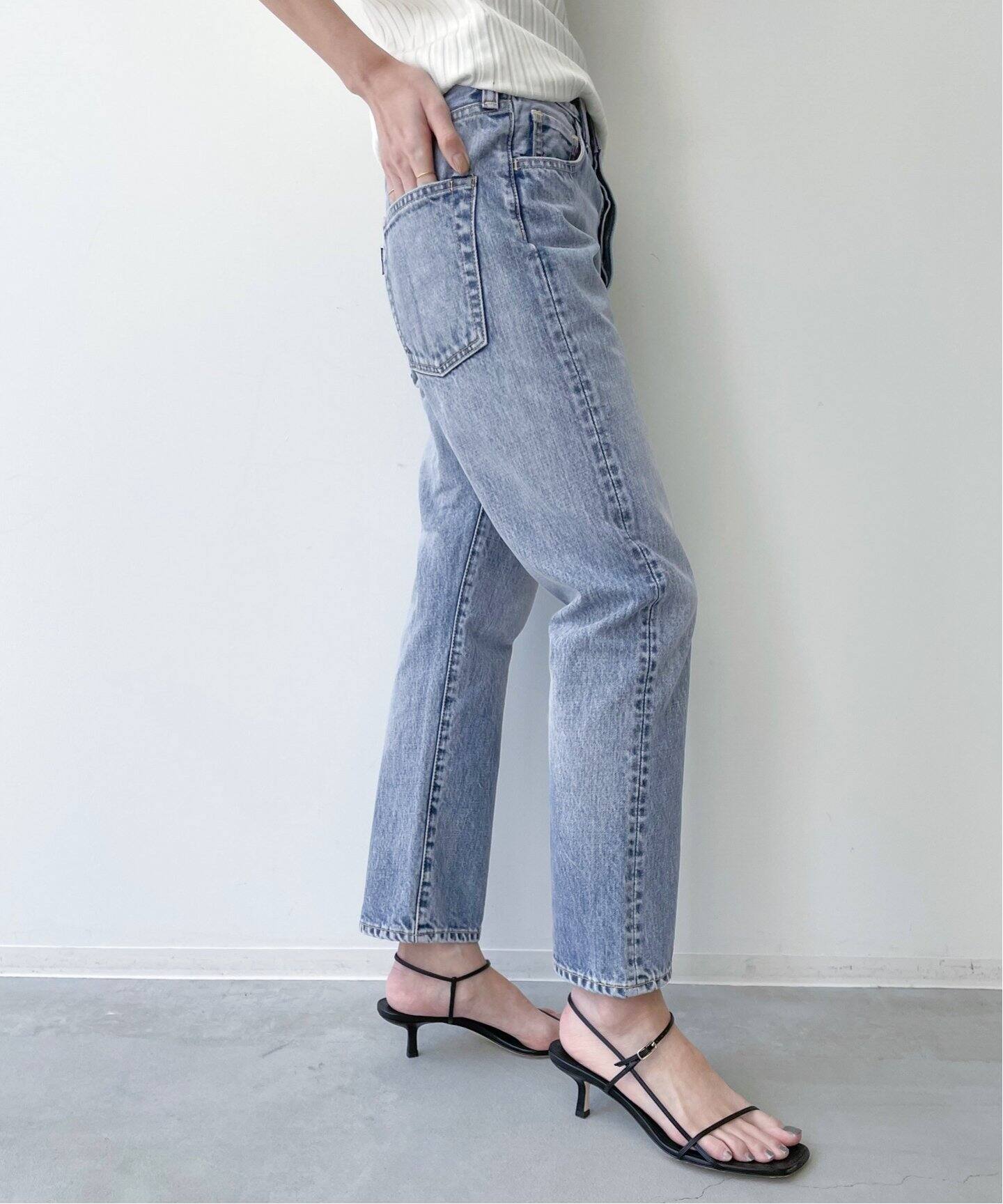 MADISON BLUE/マディソンブルー】TAPERED DENIM（デニムパンツ 