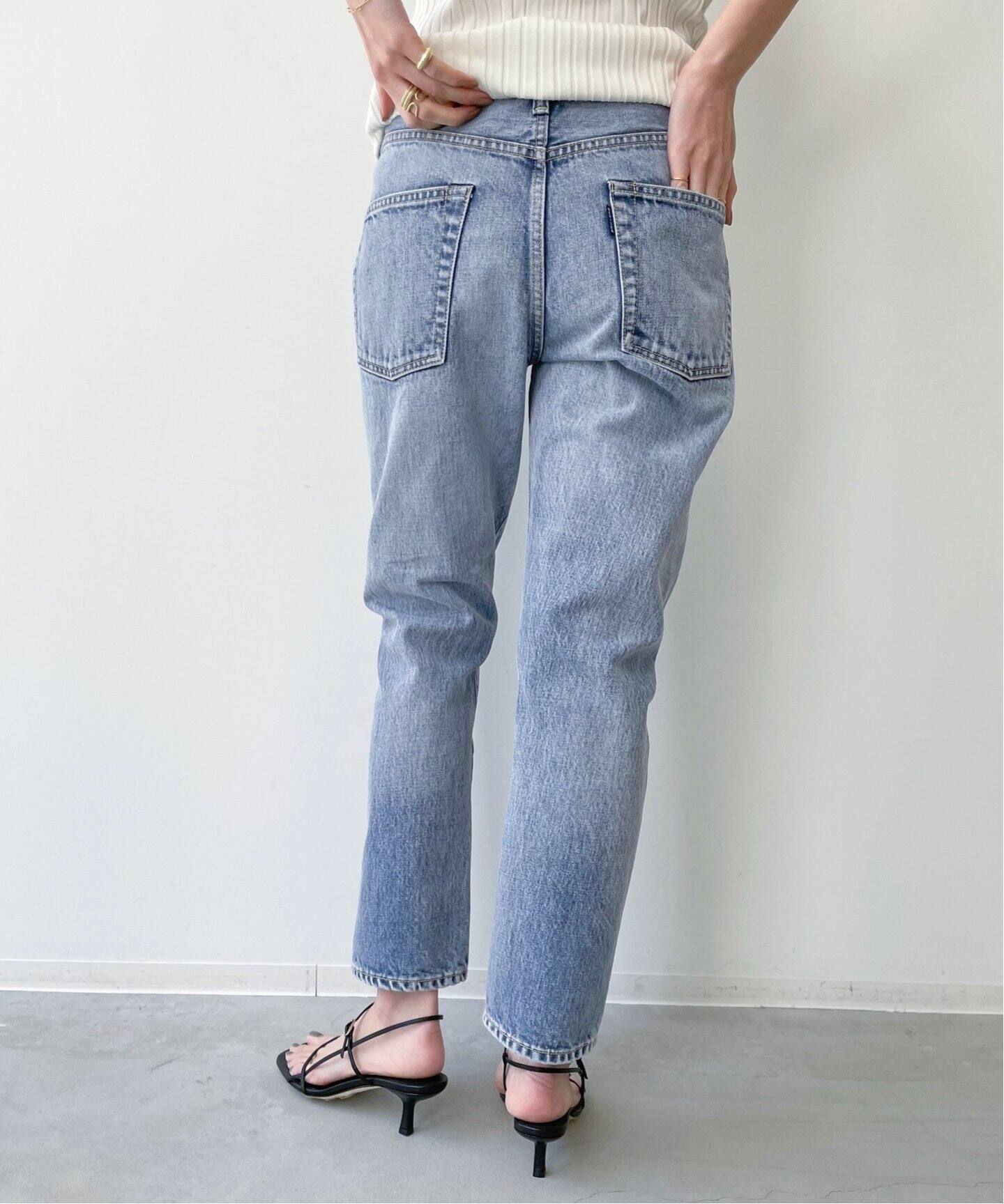 MADISON BLUE/マディソンブルー】TAPERED DENIM（デニムパンツ 