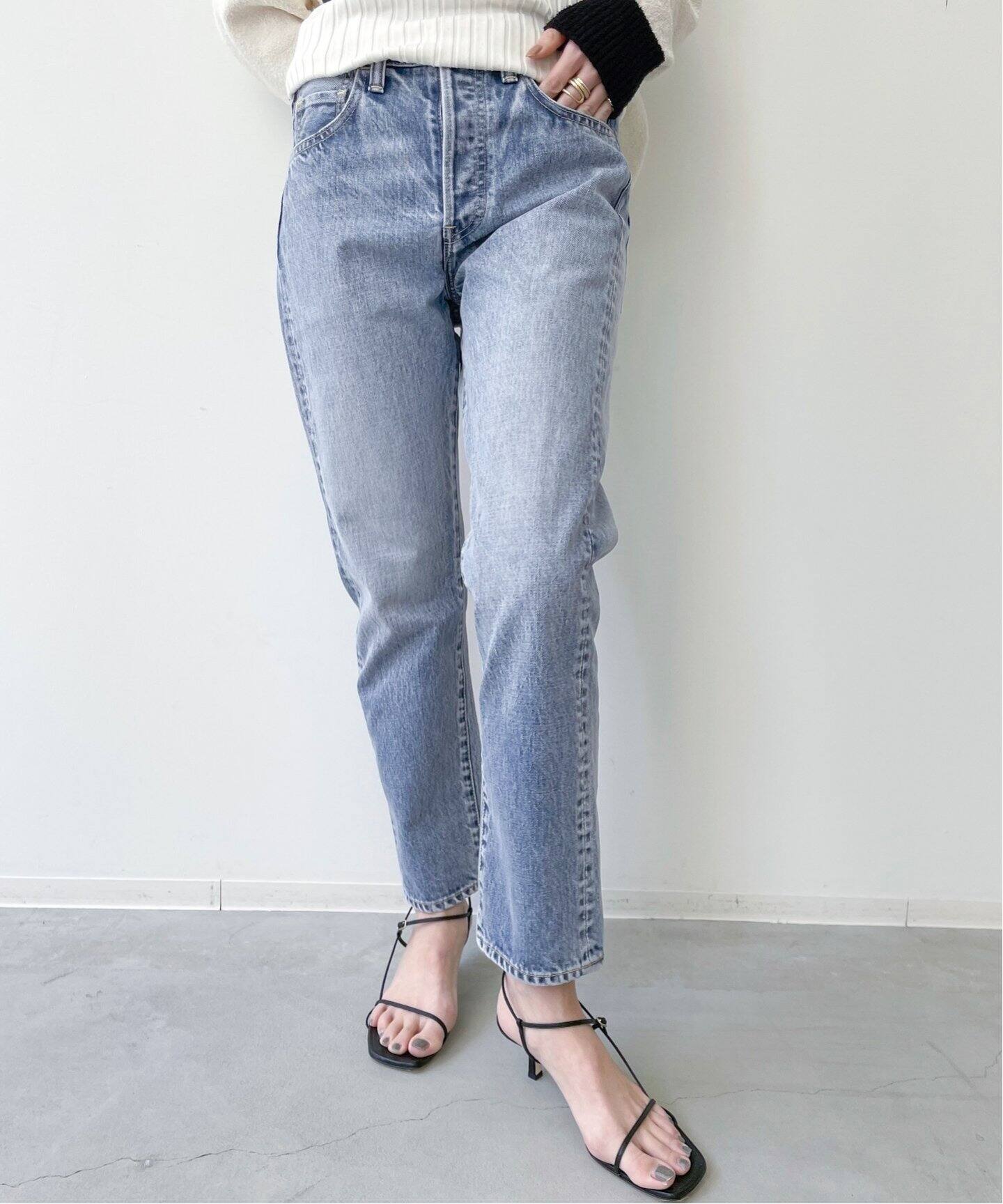 MADISON BLUE/マディソンブルー】TAPERED DENIM（デニムパンツ 